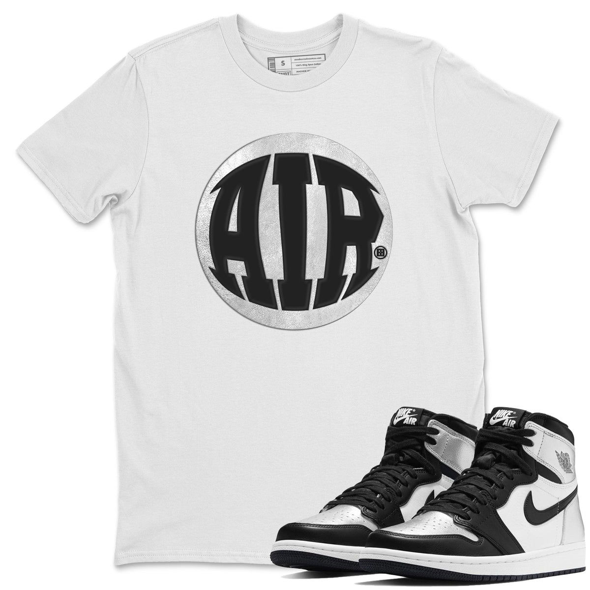 Jordan 1 Silver Toe Sneaker Tees Drip Gear Zone Air Sneaker Tees Jordan 1 Silver Toe Shirt Unisex Shirts