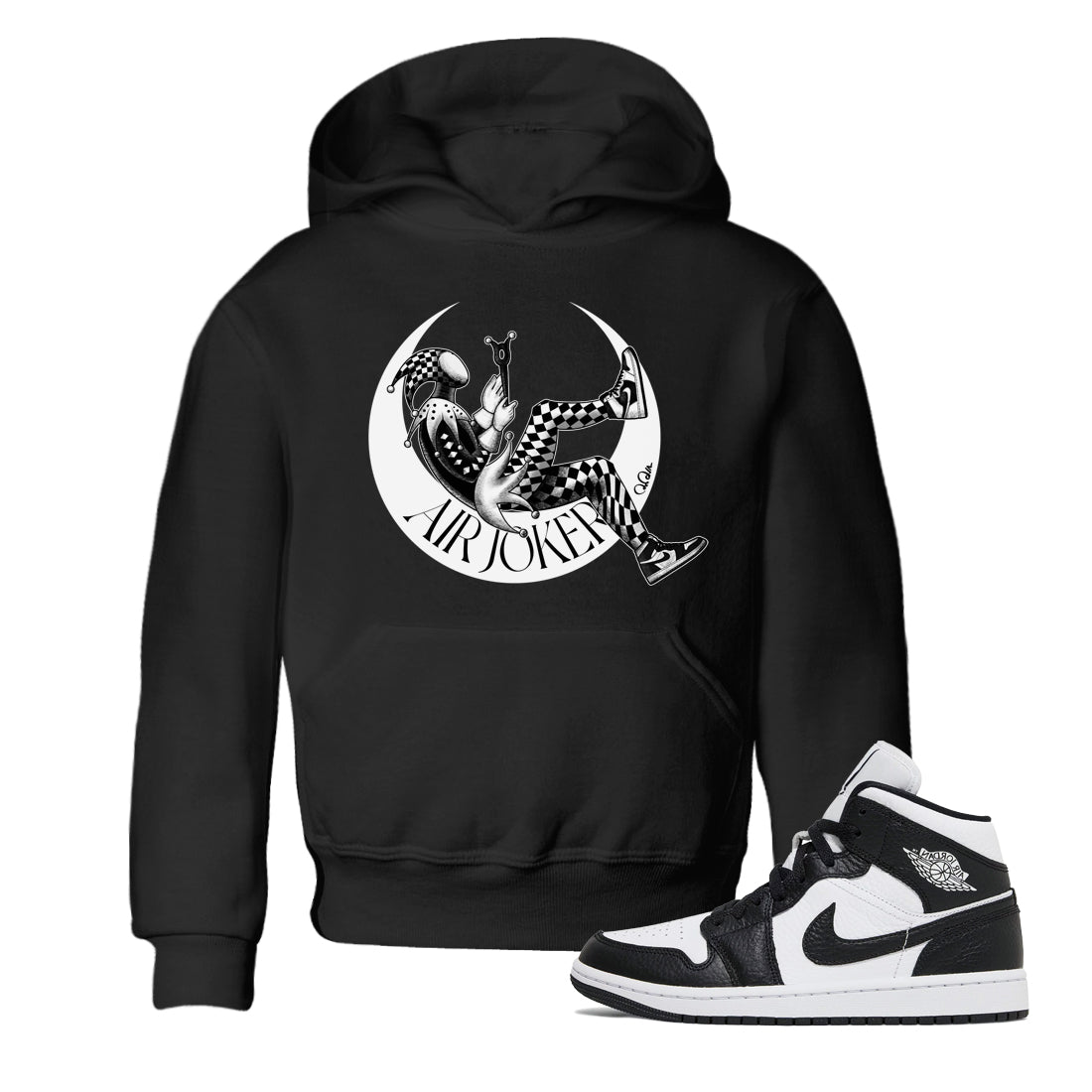 Air Jordan 1 Homage Air Joker Baby and Kids Sneaker Tees AJ1 Homage Kids Sneaker Tees Washing and Care Tip