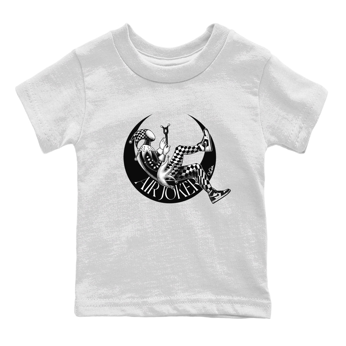 Air Jordan 1 Homage Sneaker Tees Drip Gear Zone Air Joker Sneaker Tees AJ1 Homage Shirt Kids Shirts White 2