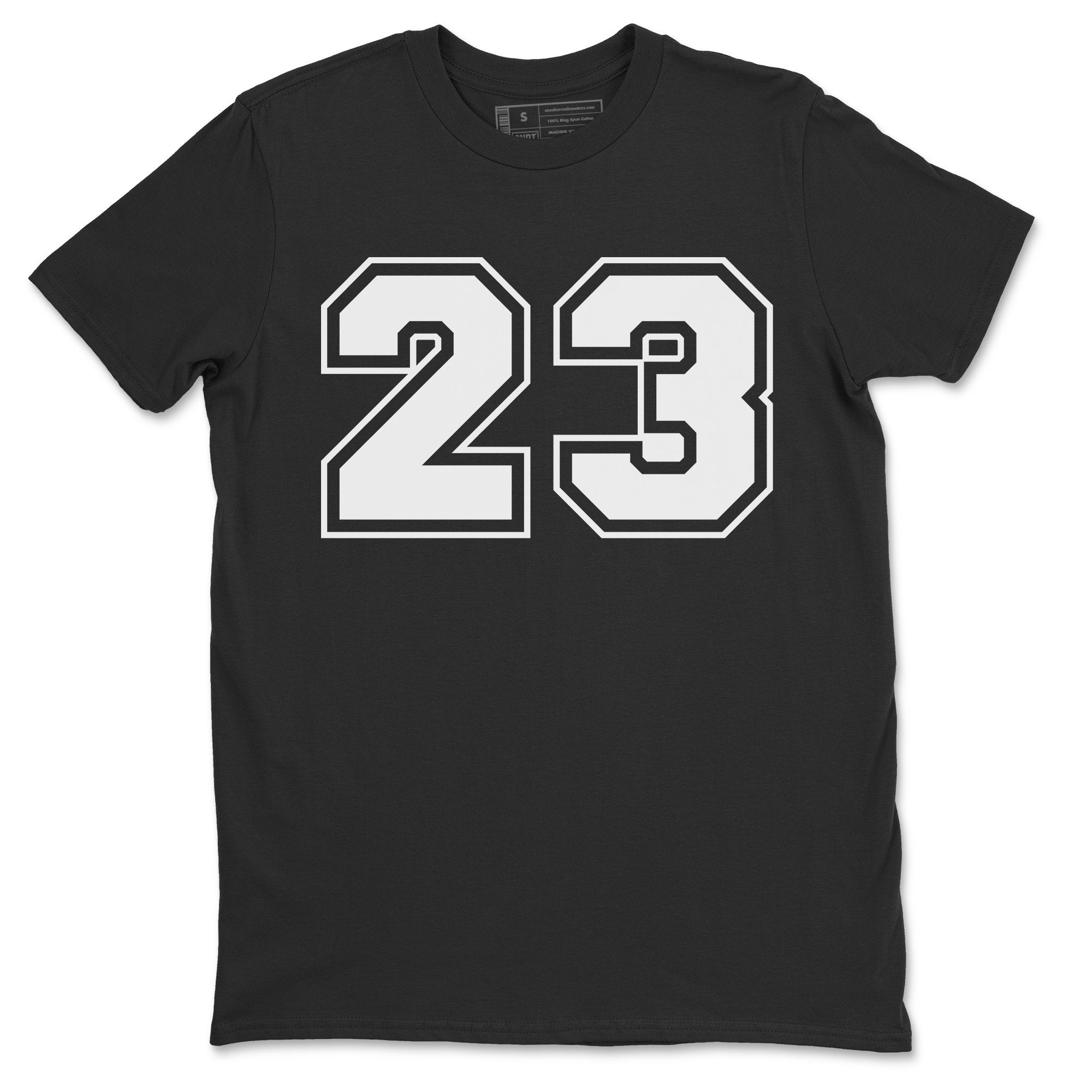 Jordan 1 Black White Sneaker Match Tees 23 Sneaker Tees Jordan 1 Black White Jordan to match sneaker T-Shirt Crew Neck Shirts
