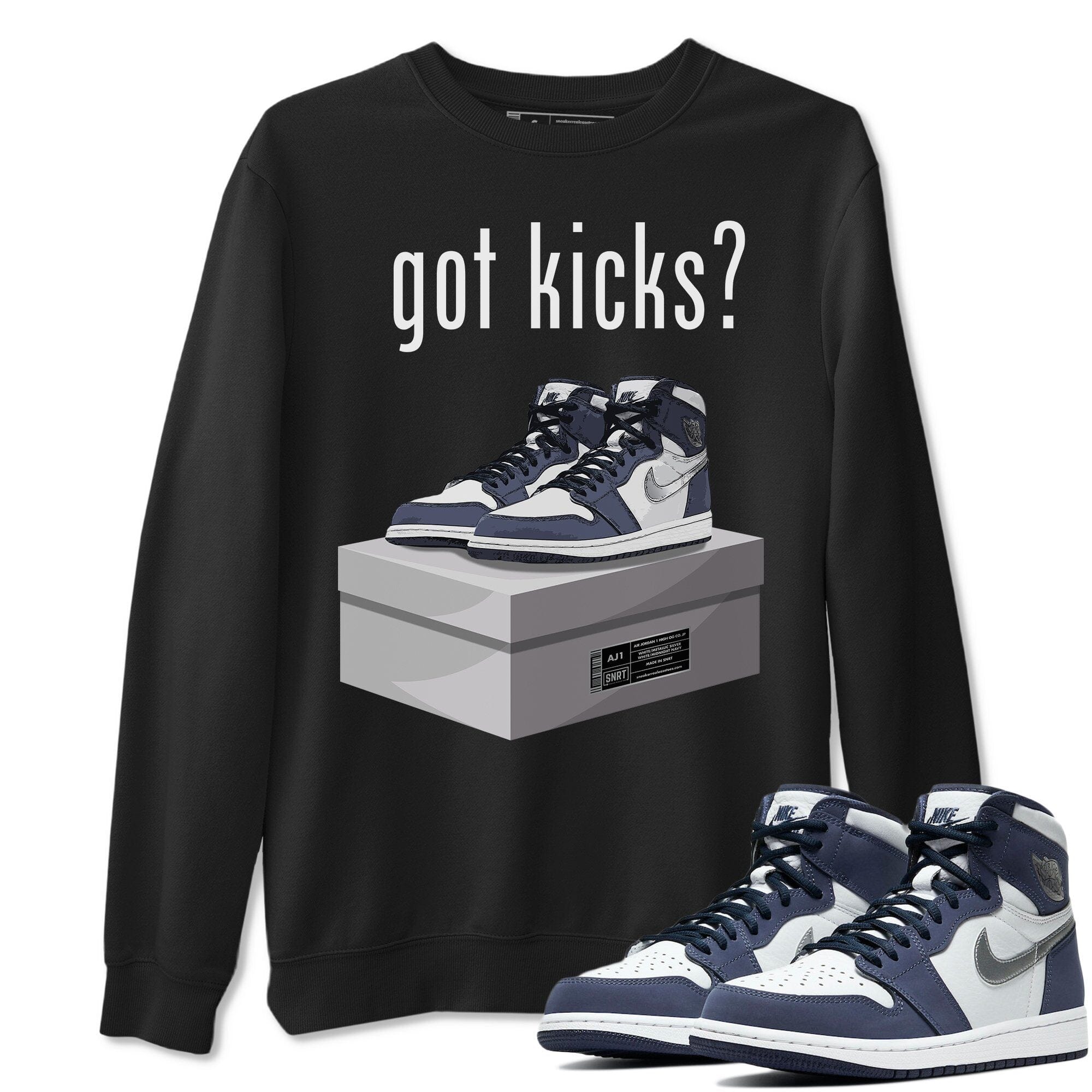 Jordan 1 Midnight Navy Shirt To Match Jordans Got Kicks Sneaker Tees Jordan 1 Midnight Navy Drip Gear Zone Sneaker Matching Clothing Unisex Shirts