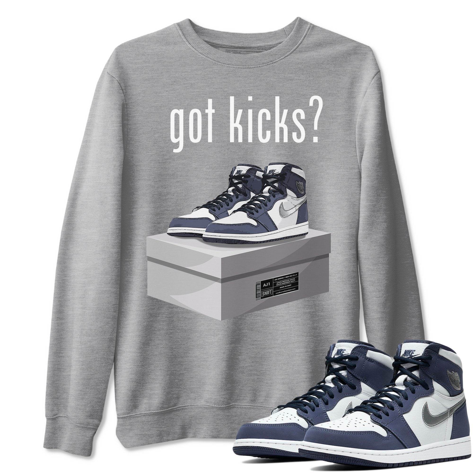Jordan 1 Midnight Navy Shirt To Match Jordans Got Kicks Sneaker Tees Jordan 1 Midnight Navy Drip Gear Zone Sneaker Matching Clothing Unisex Shirts