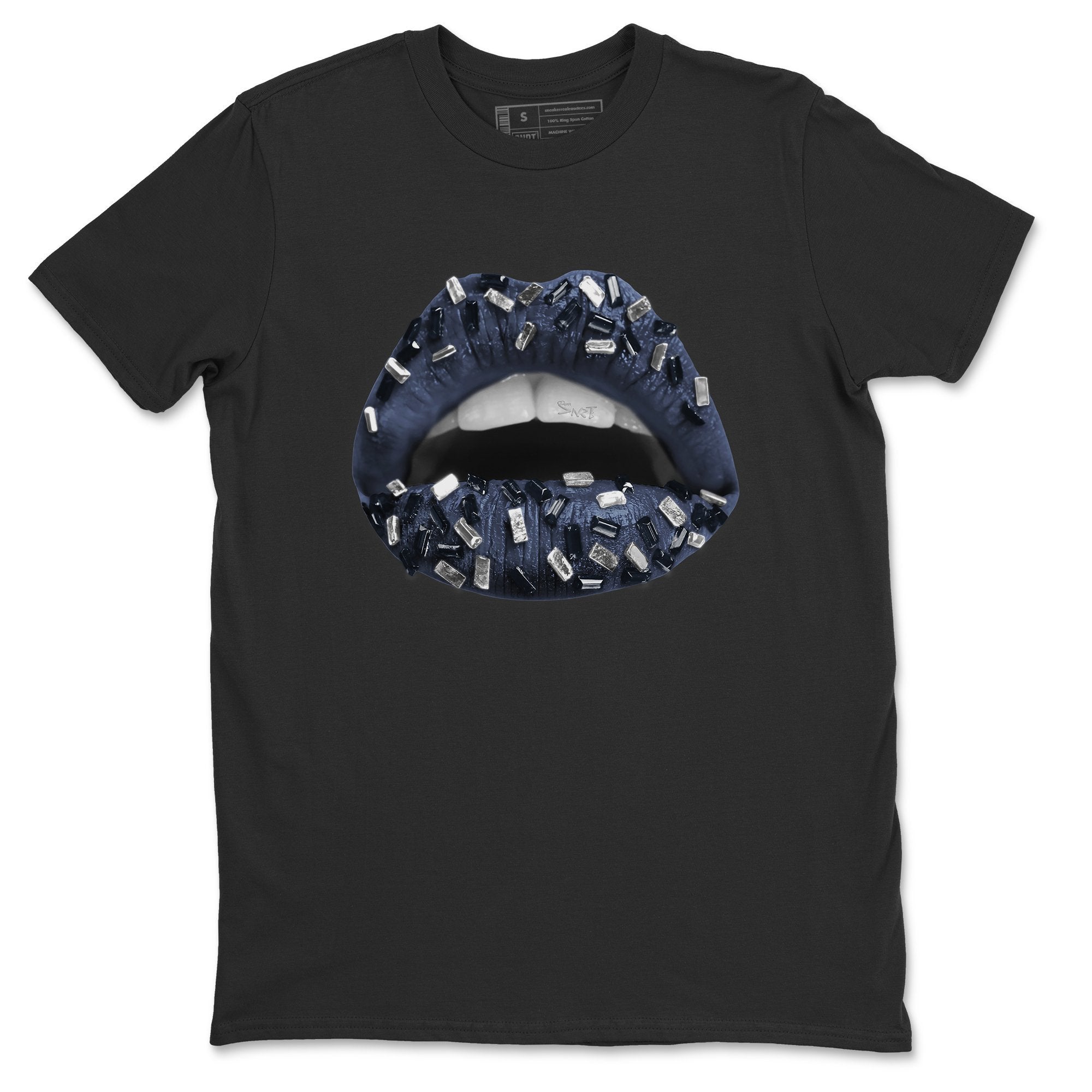 Jordan 1 Midnight Navy Shirt To Match Jordans Lips Jewel Sneaker Tees Jordan 1 Midnight Navy Drip Gear Zone Sneaker Matching Clothing Unisex Shirts