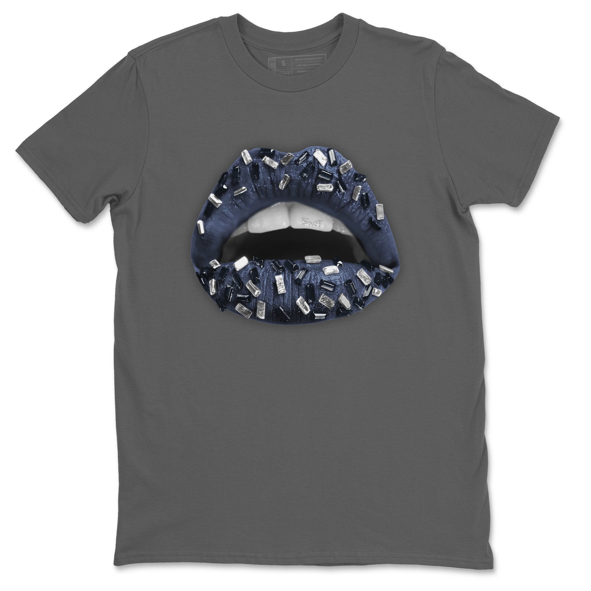 Jordan 1 Midnight Navy Shirt To Match Jordans Lips Jewel Sneaker Tees Jordan 1 Midnight Navy Drip Gear Zone Sneaker Matching Clothing Unisex Shirts