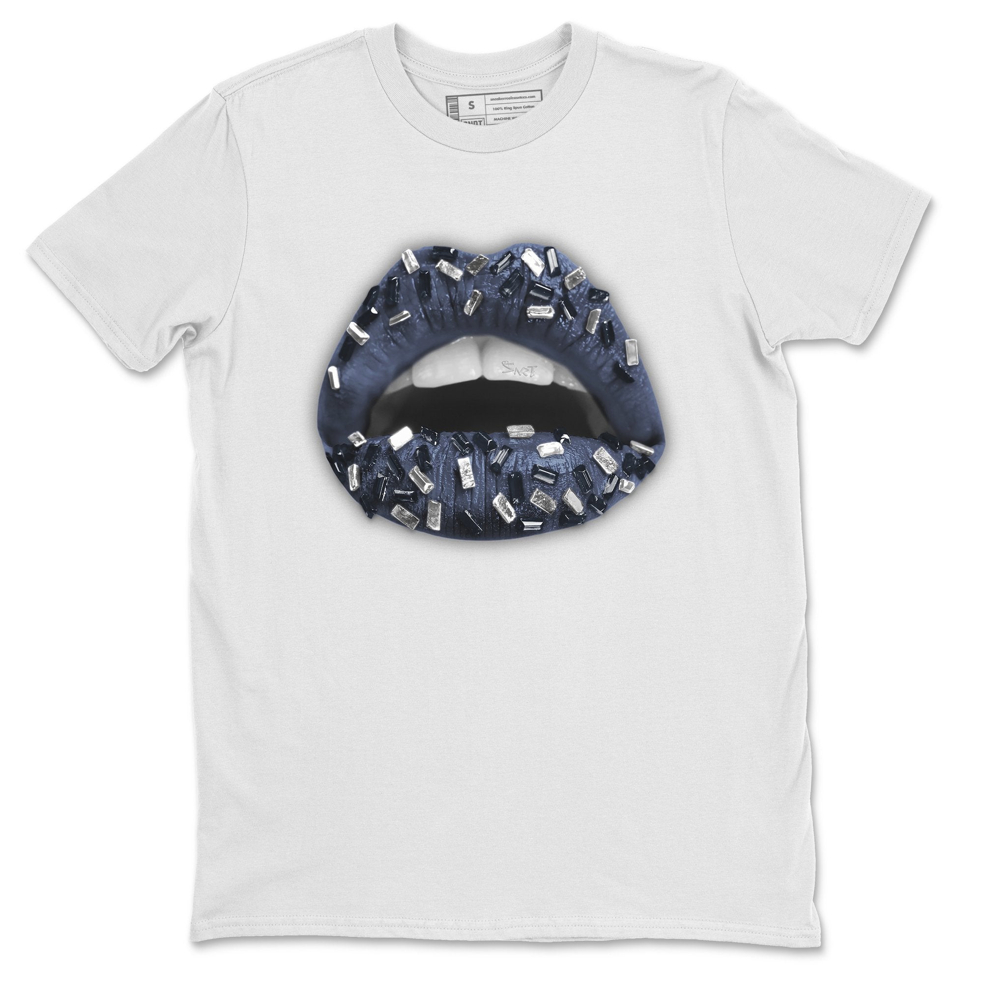 Jordan 1 Midnight Navy Shirt To Match Jordans Lips Jewel Sneaker Tees Jordan 1 Midnight Navy Drip Gear Zone Sneaker Matching Clothing Unisex Shirts