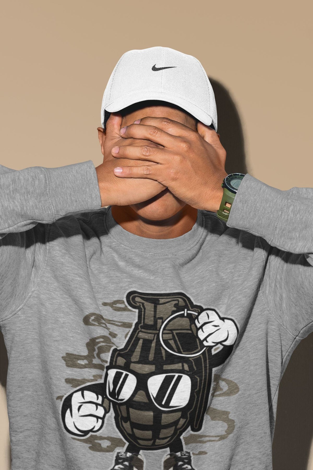 Jordan 1 Dark Mocha Sneaker Matching T-Shirt Grenade Sneaker Tees Jordan 1 Dark Mocha Sneaker Release Tees Crew Neck Tees