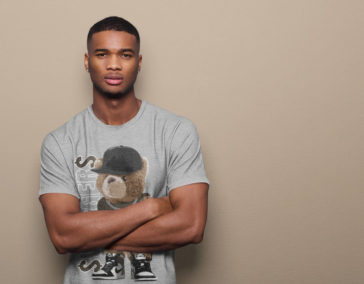 Jordan 1 Dark Mocha Sneaker Matching T-Shirt Bear Swaggers Sneaker Tees Jordan 1 Dark Mocha Sneaker Release Tees Crew Neck Tees