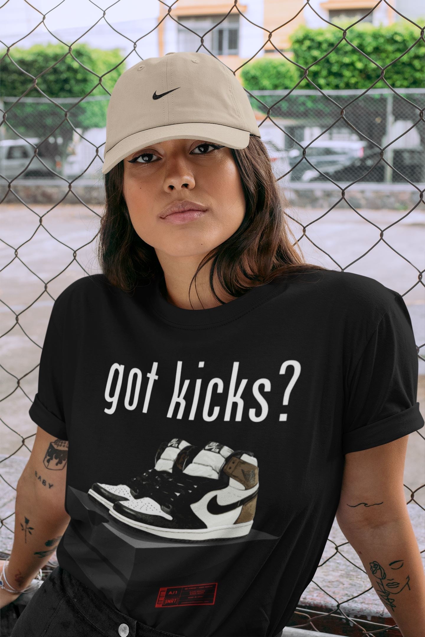 Jordan 1 Dark Mocha Sneaker Matching T-Shirt Got Kicks Sneaker Tees Jordan 1 Dark Mocha Sneaker Release Tees Crew Neck Tees