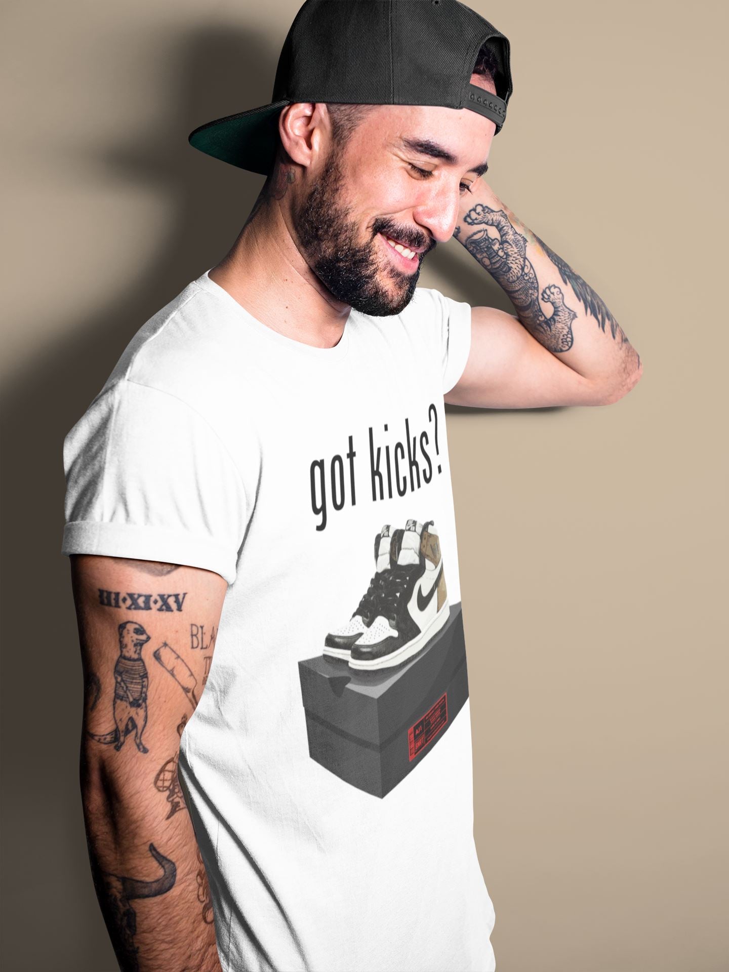 Jordan 1 Dark Mocha Sneaker Matching T-Shirt Got Kicks Sneaker Tees Jordan 1 Dark Mocha Sneaker Release Tees Crew Neck Tees