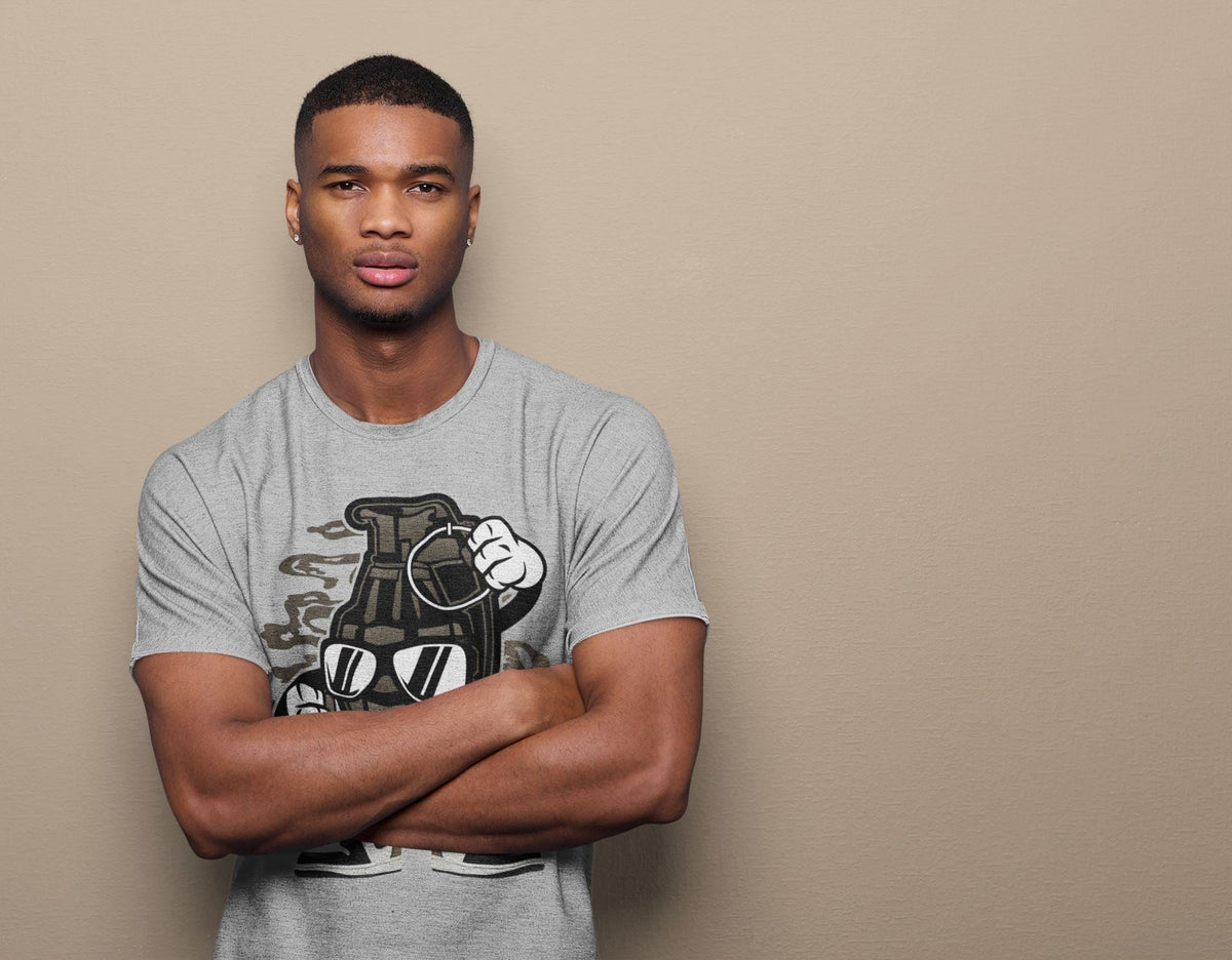 Jordan 1 Dark Mocha Sneaker Matching T-Shirt Grenade Sneaker Tees Jordan 1 Dark Mocha Sneaker Release Tees Crew Neck Tees