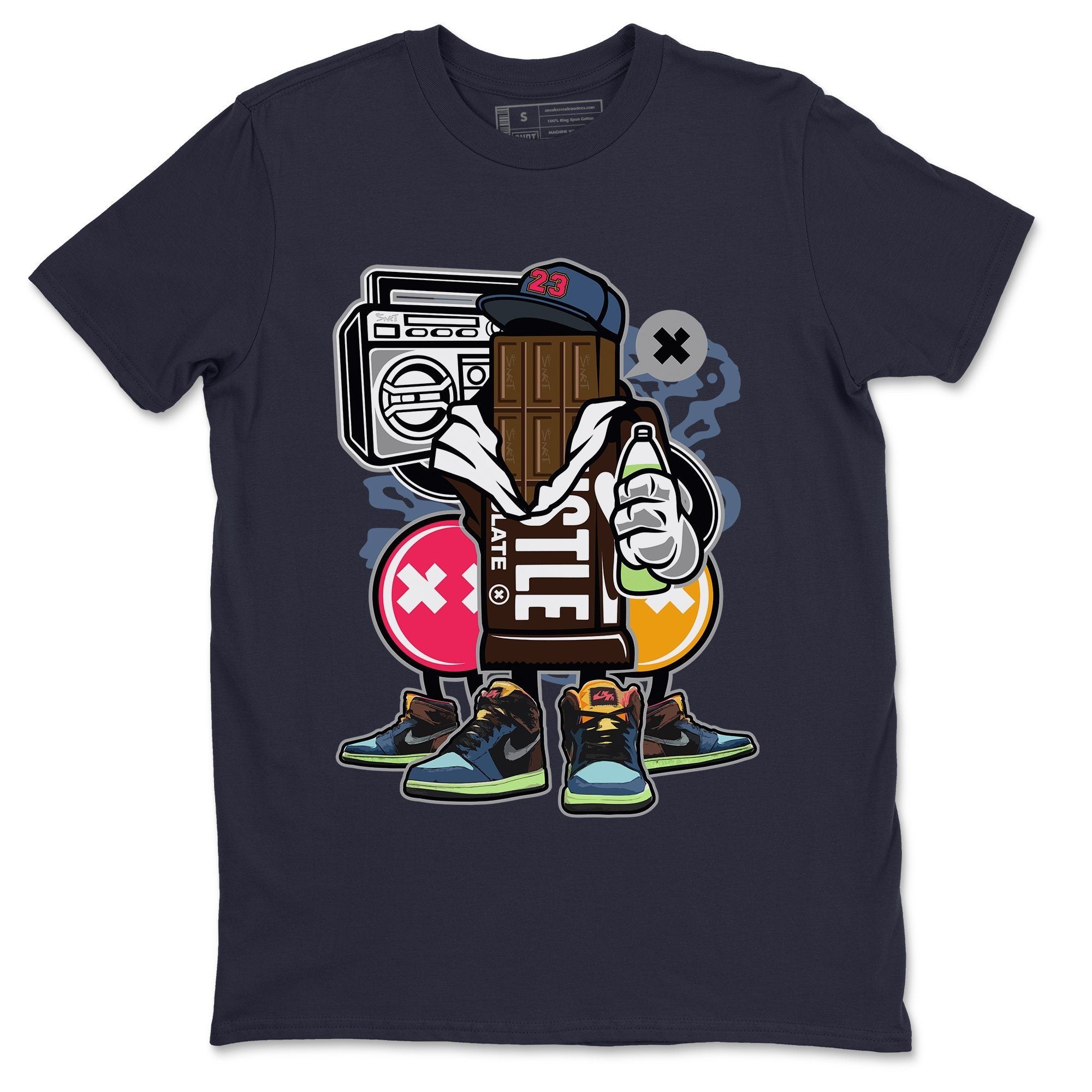 Jordan 1 Bio Hack Sneaker Match Tees Chocolate Squad Sneaker Tees Jordan 1 Bio Hack Jordan to match sneaker T-Shirt Crew Neck Shirts