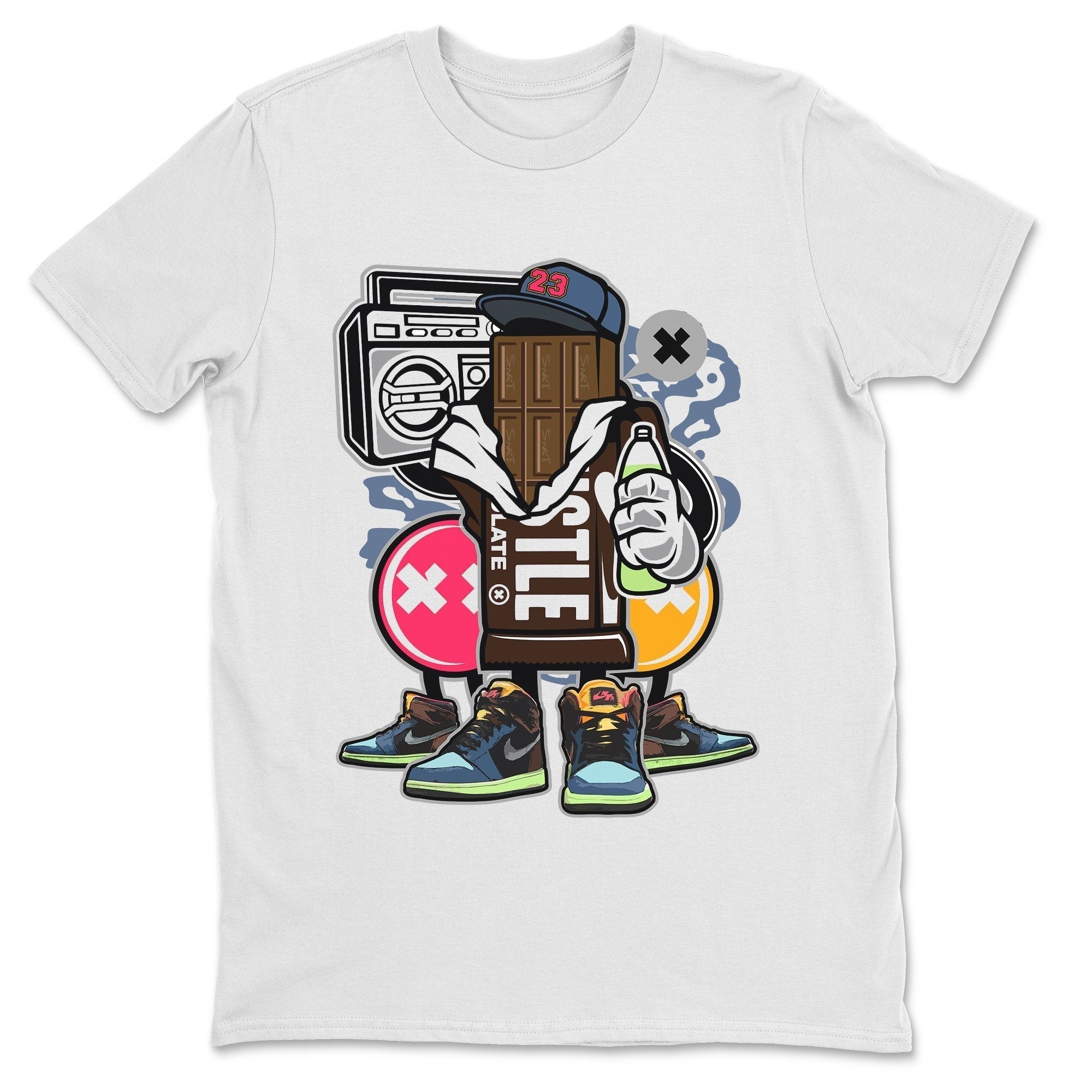 Jordan 1 Bio Hack Sneaker Match Tees Chocolate Squad Sneaker Tees Jordan 1 Bio Hack Jordan to match sneaker T-Shirt Crew Neck Shirts