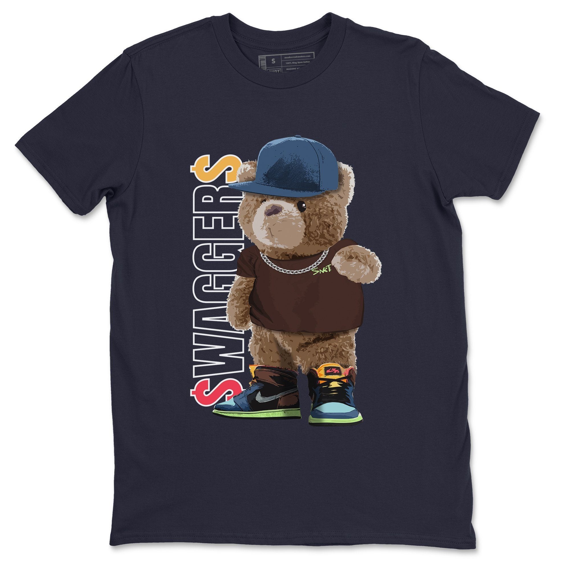 Jordan 1 Bio Hack Sneaker Match Tees Bear Swaggers Sneaker Tees Jordan 1 Bio Hack Jordan to match sneaker T-Shirt Crew Neck Shirts