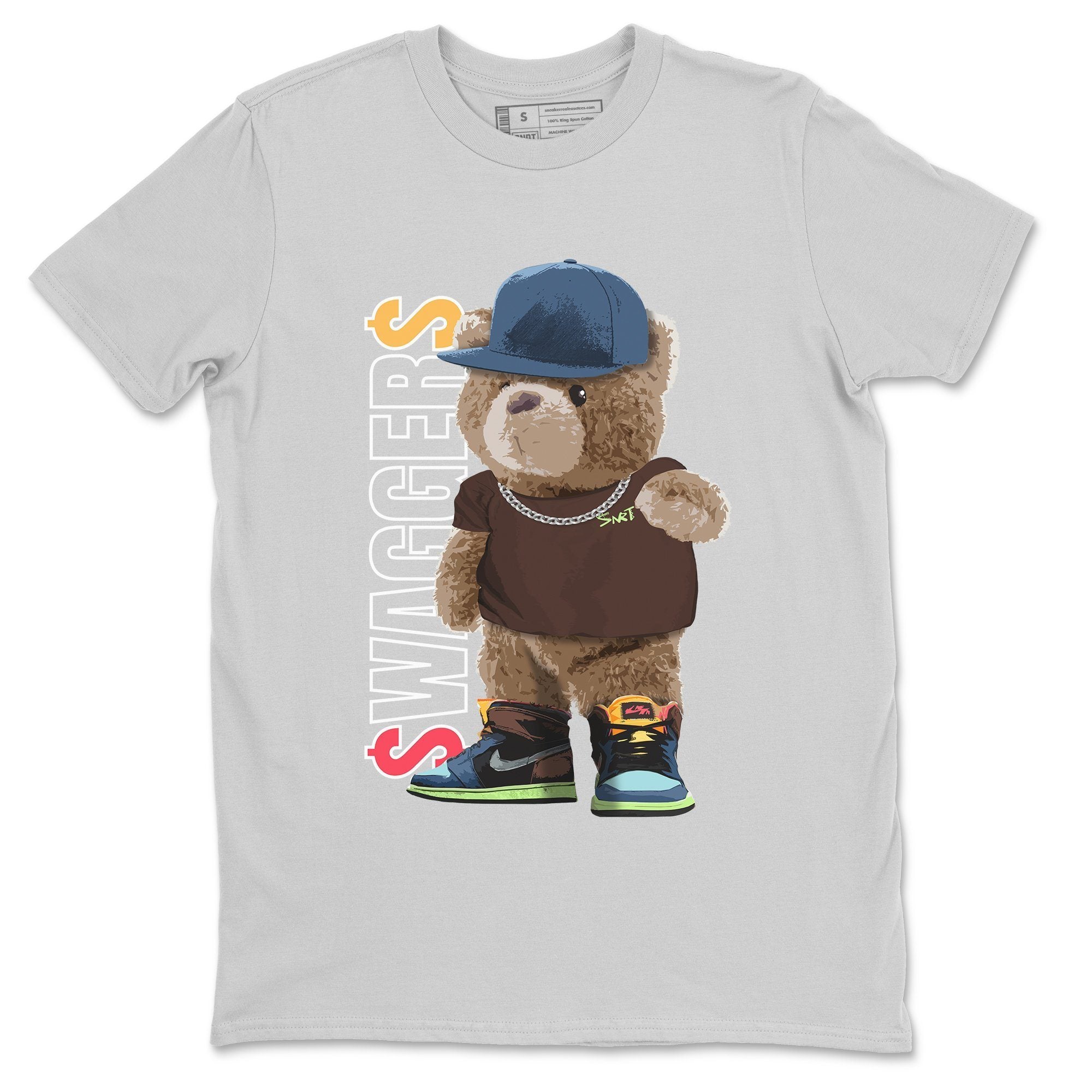 Jordan 1 Bio Hack Sneaker Match Tees Bear Swaggers Sneaker Tees Jordan 1 Bio Hack Jordan to match sneaker T-Shirt Crew Neck Shirts