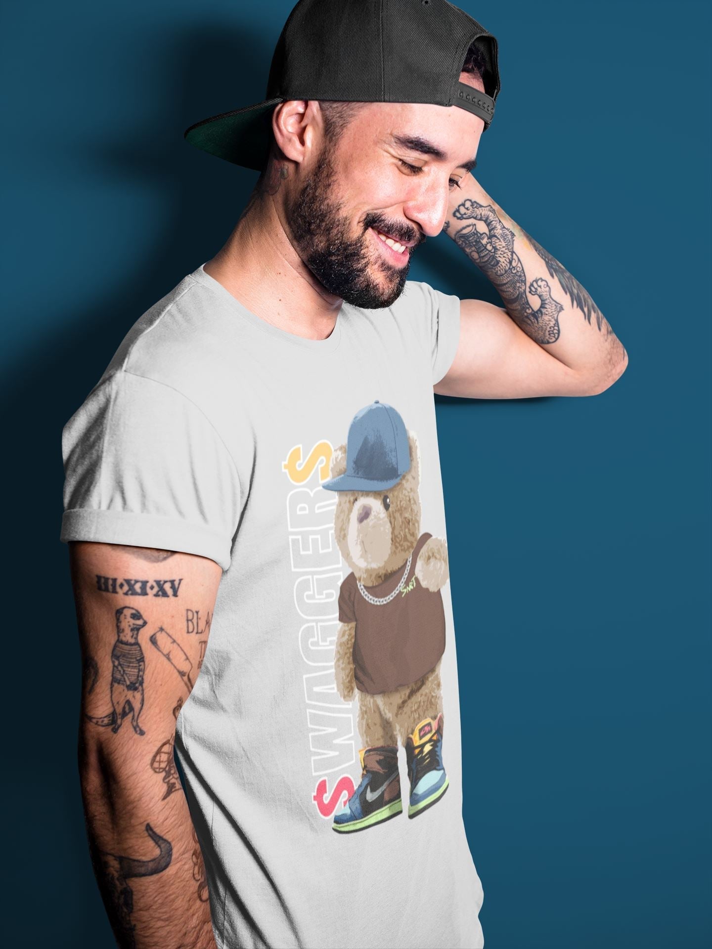 Jordan 1 Bio Hack Sneaker Match Tees Bear Swaggers Sneaker Tees Jordan 1 Bio Hack Jordan to match sneaker T-Shirt Crew Neck Shirts