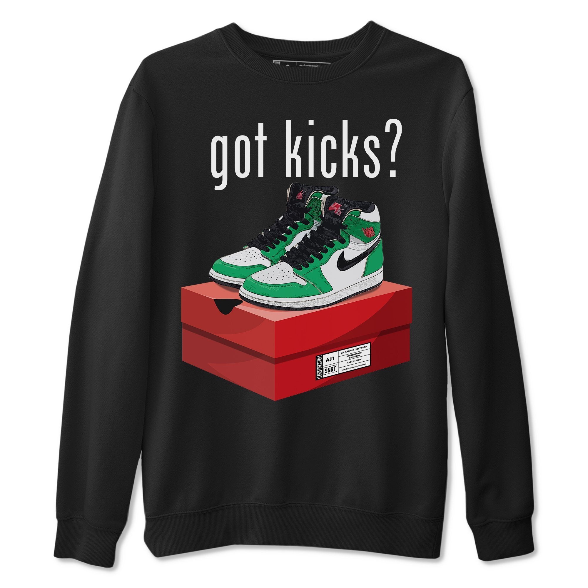 Jordan 1 Lucky Green Shirt To Match Jordans Got Kicks Sneaker Tees Jordan 1 Lucky Green Drip Gear Zone Sneaker Matching Clothing Unisex Shirts