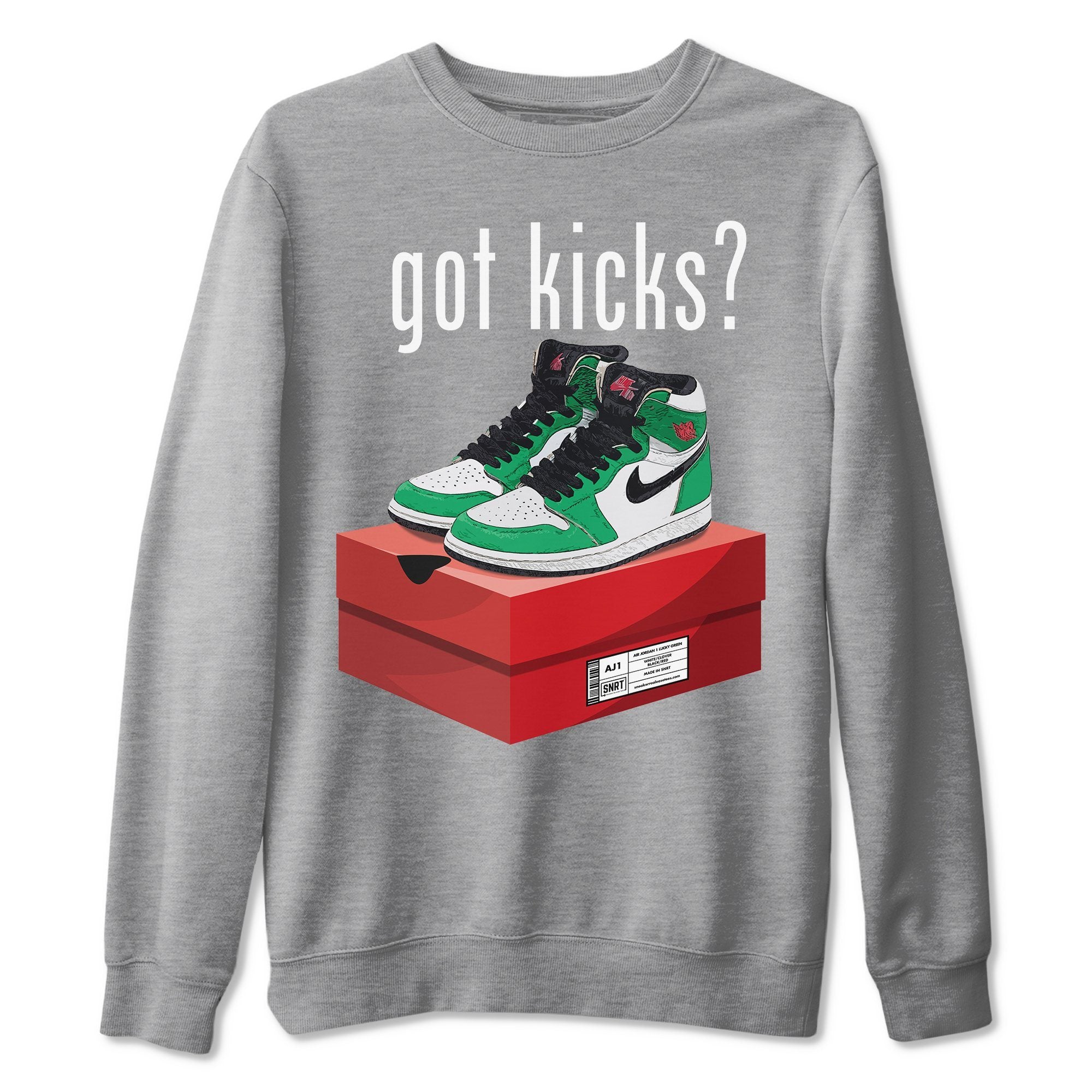 Jordan 1 Lucky Green Shirt To Match Jordans Got Kicks Sneaker Tees Jordan 1 Lucky Green Drip Gear Zone Sneaker Matching Clothing Unisex Shirts