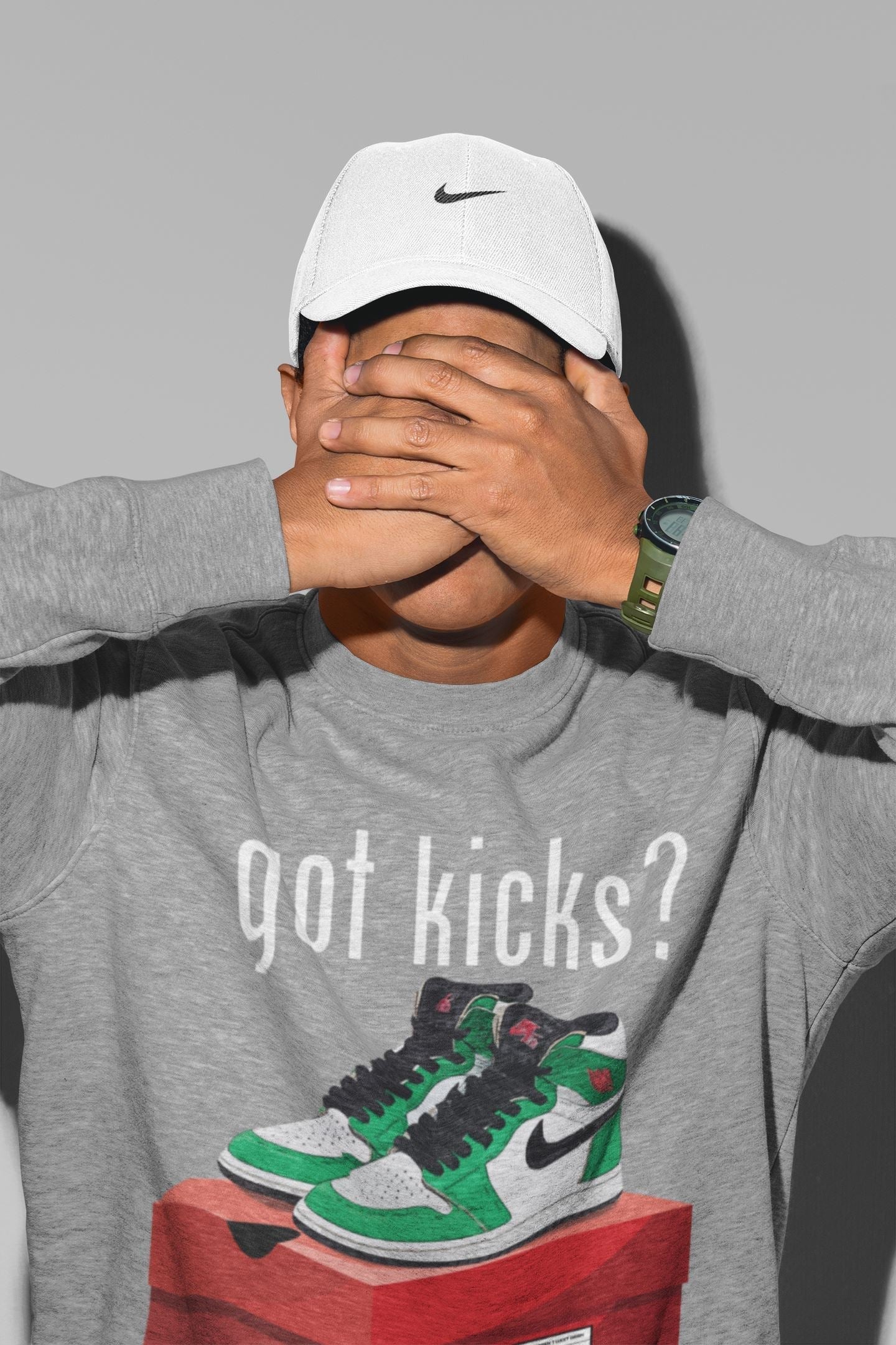 Jordan 1 Lucky Green Shirt To Match Jordans Got Kicks Sneaker Tees Jordan 1 Lucky Green Drip Gear Zone Sneaker Matching Clothing Unisex Shirts