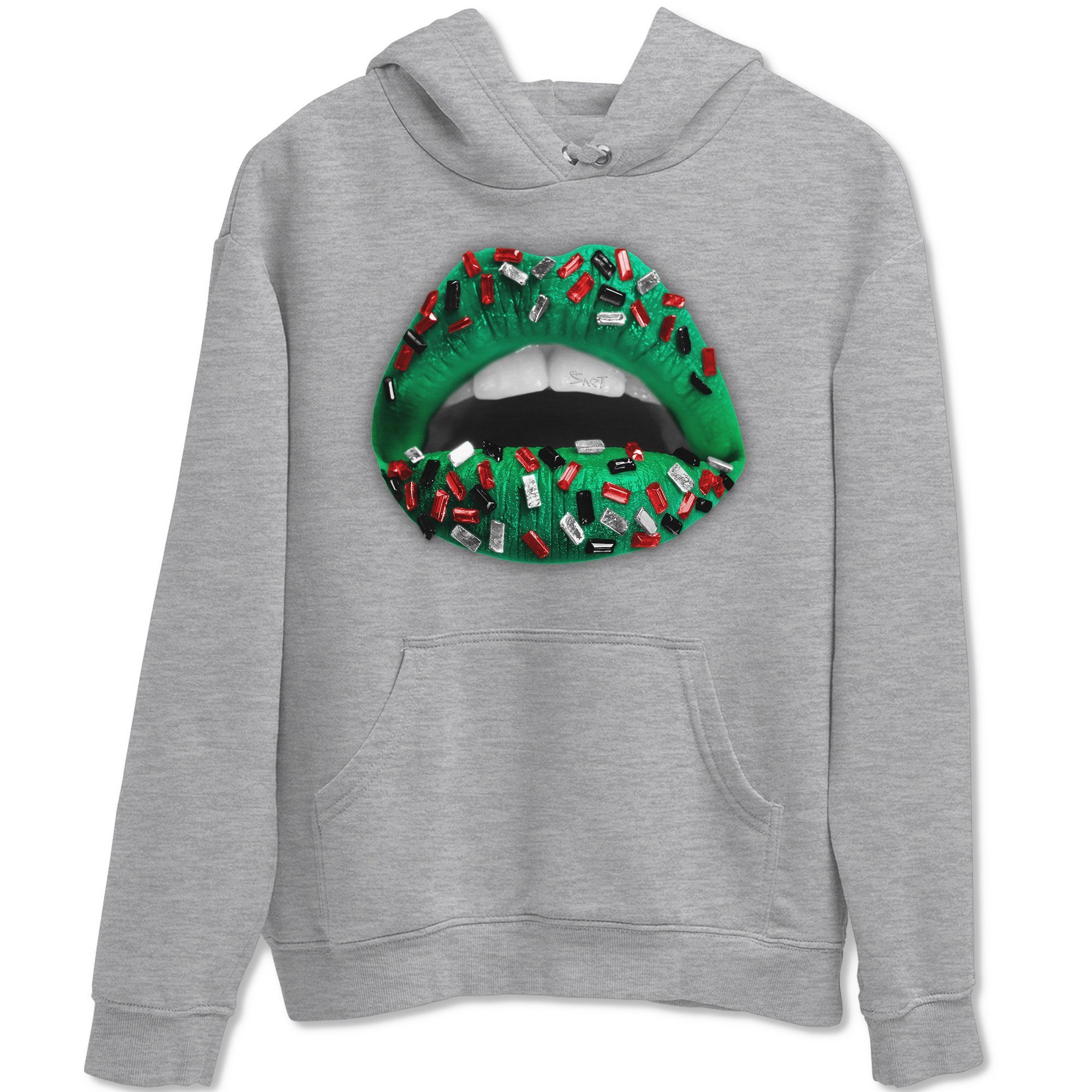 Jordan 1 Lucky Green Shirt To Match Jordans Lips Jewel Sneaker Tees Jordan 1 Lucky Green Drip Gear Zone Sneaker Matching Clothing Unisex Shirts