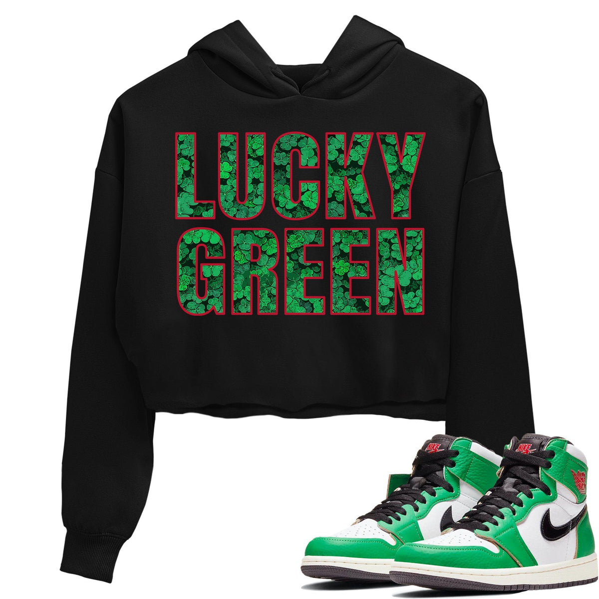 Jordan 1 Lucky Green Sneaker Matching T-Shirt Lucky Green Sneaker Tees Jordan 1 Lucky Green Sneaker Release Tees Women's Shirts