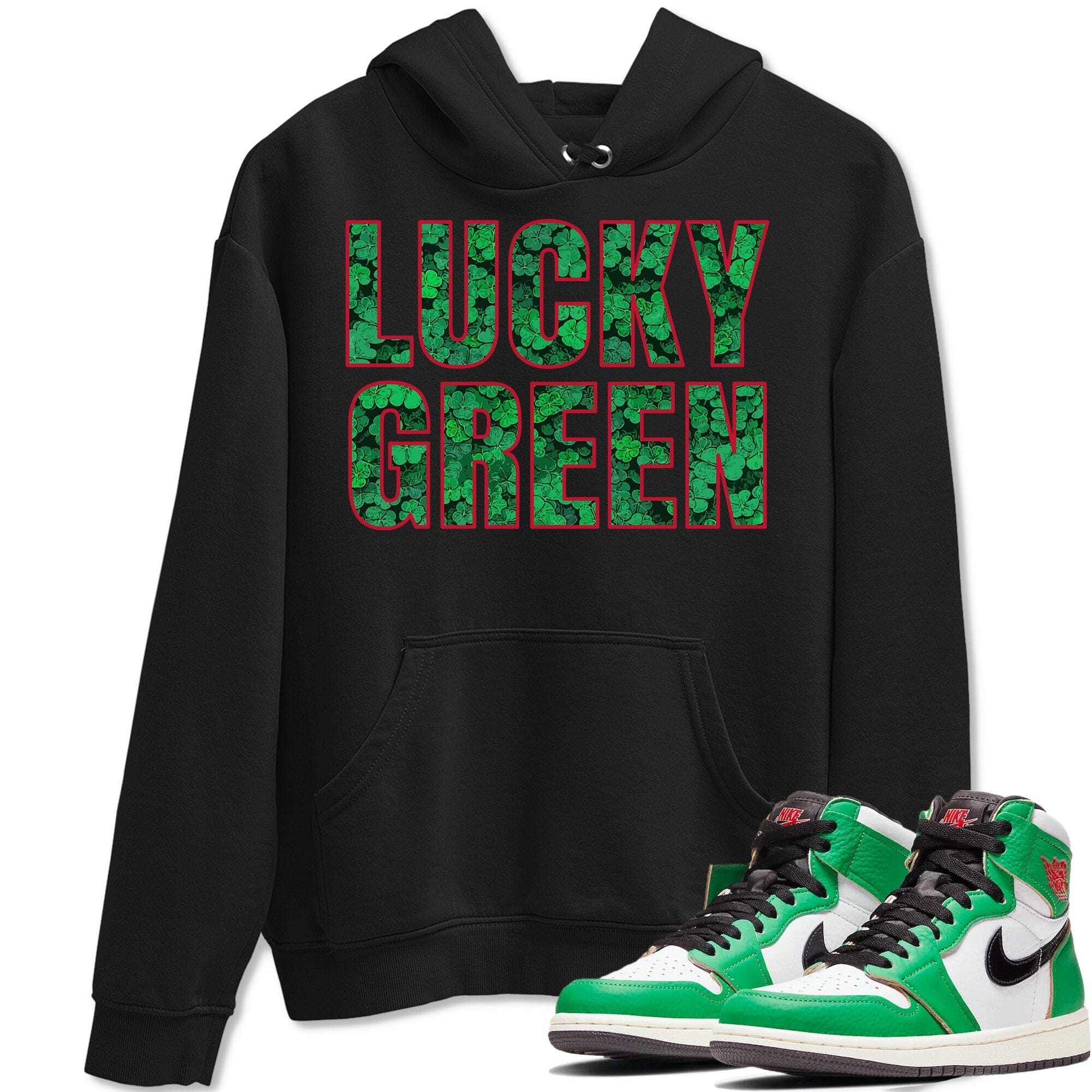 Jordan 1 Lucky Green Shirt To Match Jordans Lucky Green Sneaker Tees Jordan 1 Lucky Green Drip Gear Zone Sneaker Matching Clothing Unisex Shirts