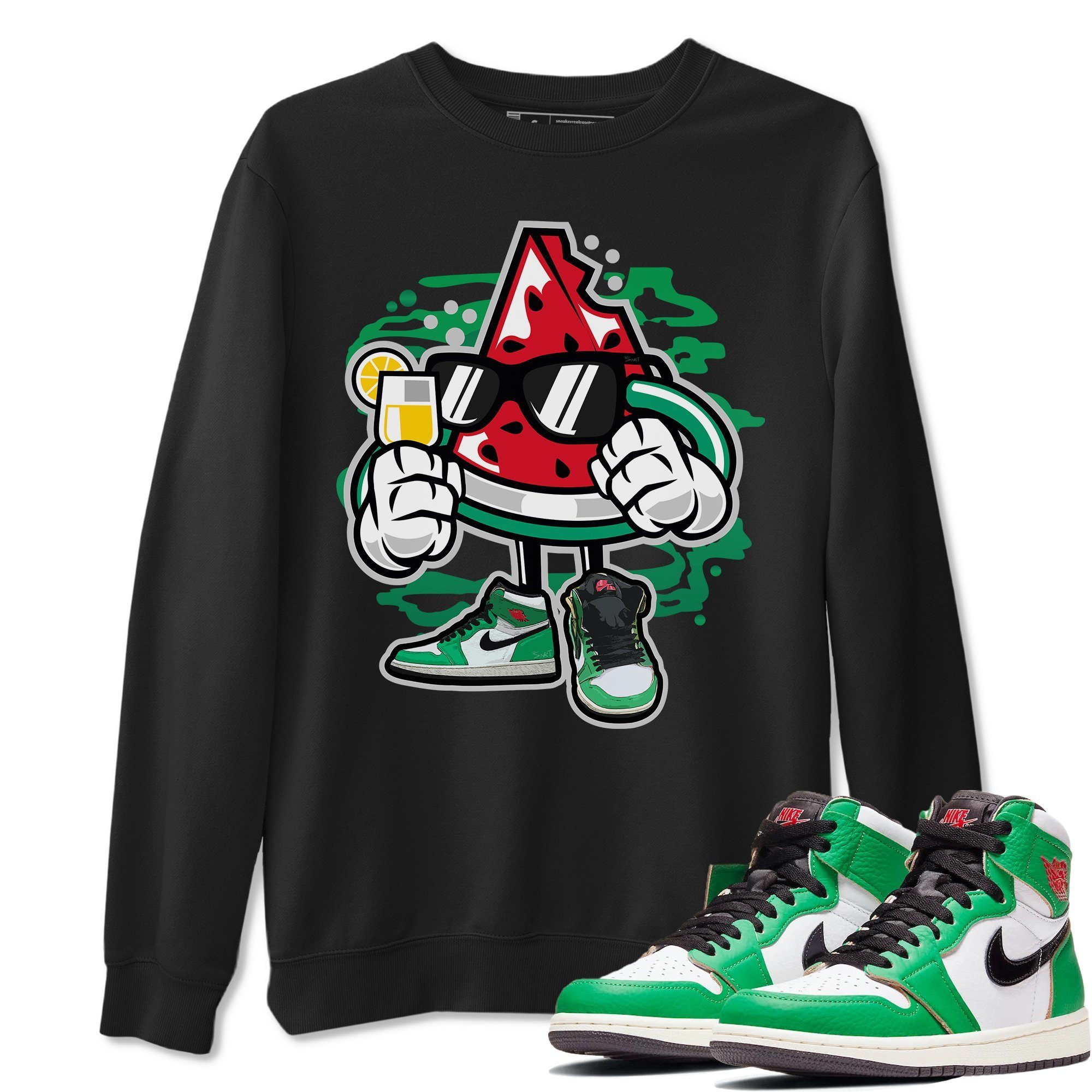 Jordan 1 Lucky Green Shirt To Match Jordans Stay Fresh Sneaker Tees Jordan 1 Lucky Green Drip Gear Zone Sneaker Matching Clothing Unisex Shirts