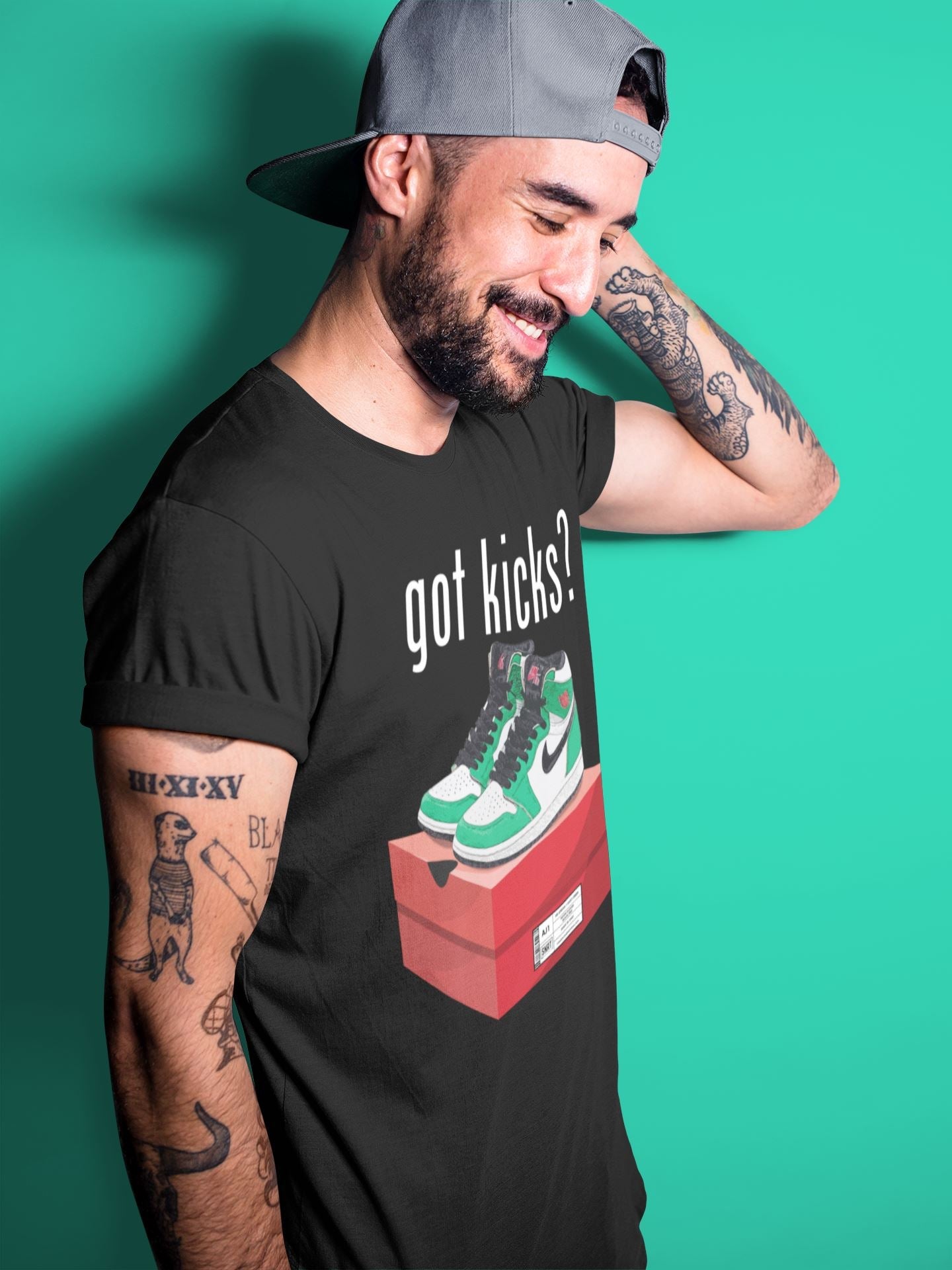 Jordan 1 Lucky Green Shirt To Match Jordans Got Kicks Sneaker Tees Jordan 1 Lucky Green Drip Gear Zone Sneaker Matching Clothing Unisex Shirts