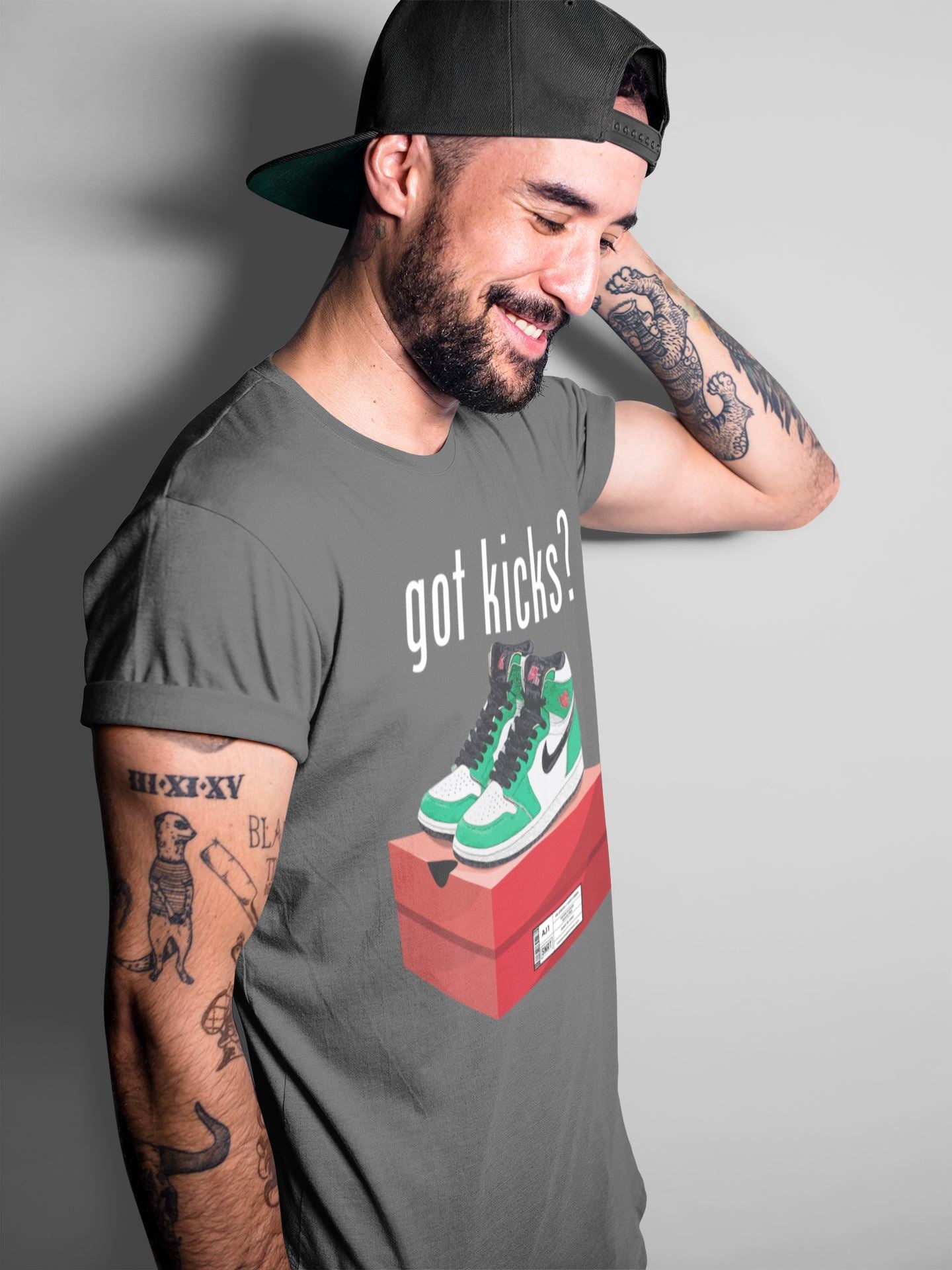 Jordan 1 Lucky Green Shirt To Match Jordans Got Kicks Sneaker Tees Jordan 1 Lucky Green Drip Gear Zone Sneaker Matching Clothing Unisex Shirts