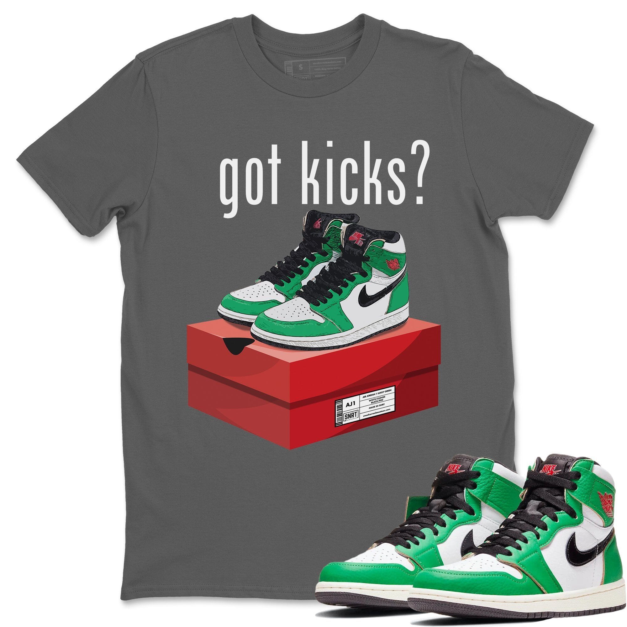 Jordan 1 Lucky Green Shirt To Match Jordans Got Kicks Sneaker Tees Jordan 1 Lucky Green Drip Gear Zone Sneaker Matching Clothing Unisex Shirts