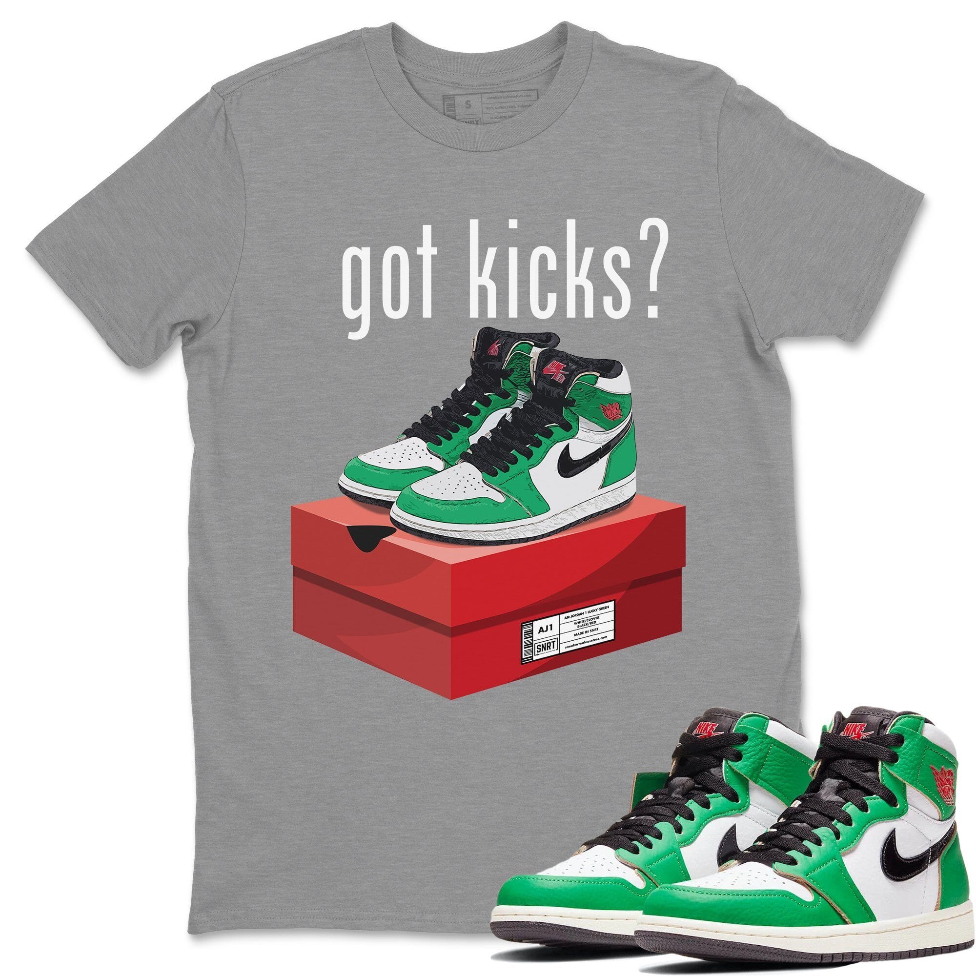 Jordan 1 Lucky Green Shirt To Match Jordans Got Kicks Sneaker Tees Jordan 1 Lucky Green Drip Gear Zone Sneaker Matching Clothing Unisex Shirts