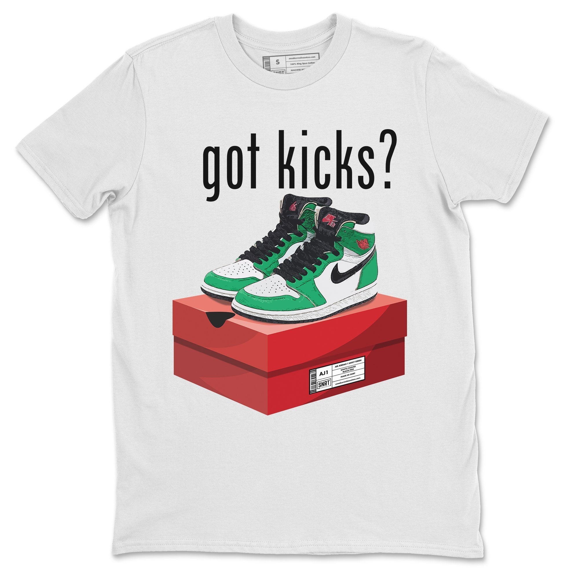 Jordan 1 Lucky Green Shirt To Match Jordans Got Kicks Sneaker Tees Jordan 1 Lucky Green Drip Gear Zone Sneaker Matching Clothing Unisex Shirts