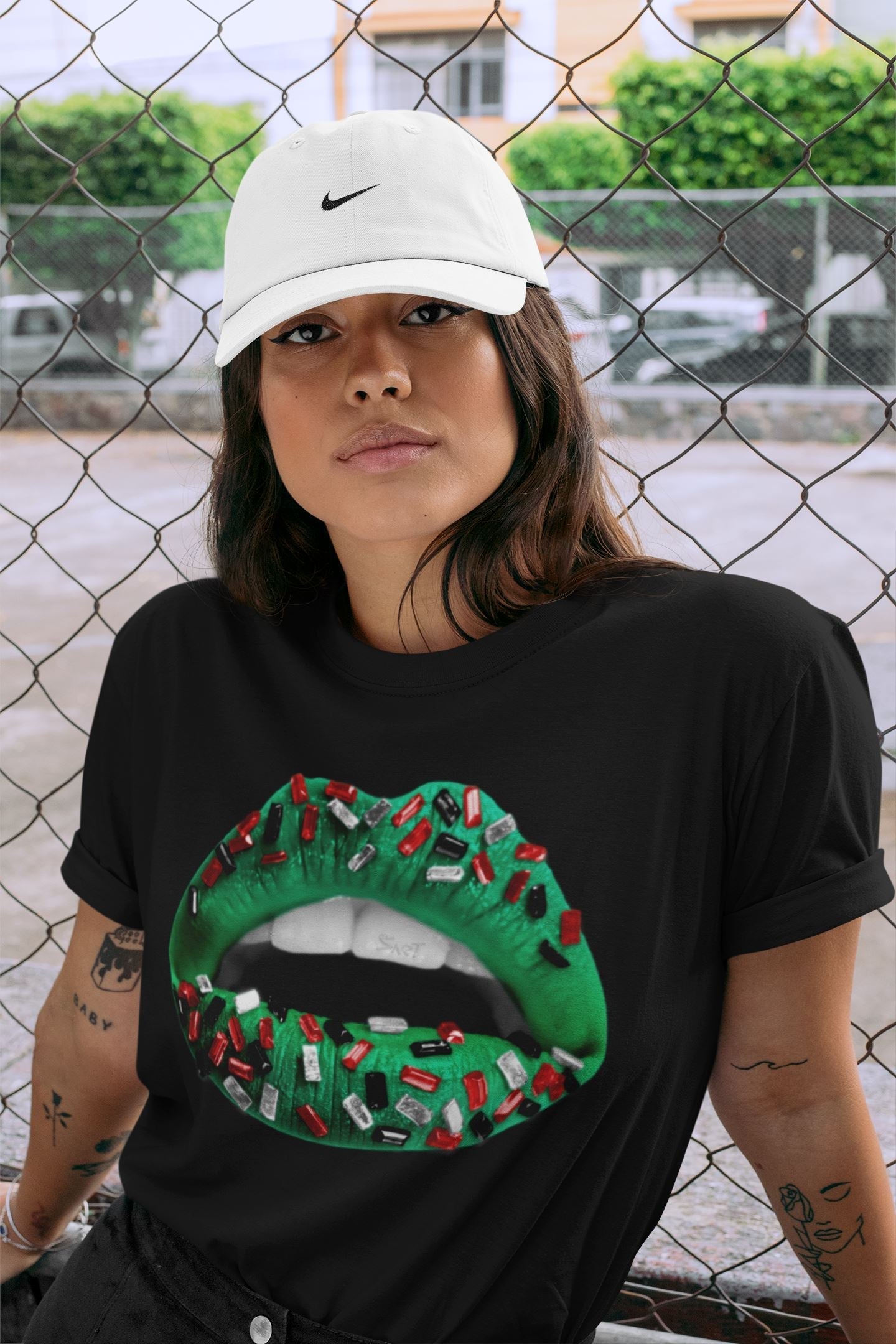 Jordan 1 Lucky Green Shirt To Match Jordans Lips Jewel Sneaker Tees Jordan 1 Lucky Green Drip Gear Zone Sneaker Matching Clothing Unisex Shirts
