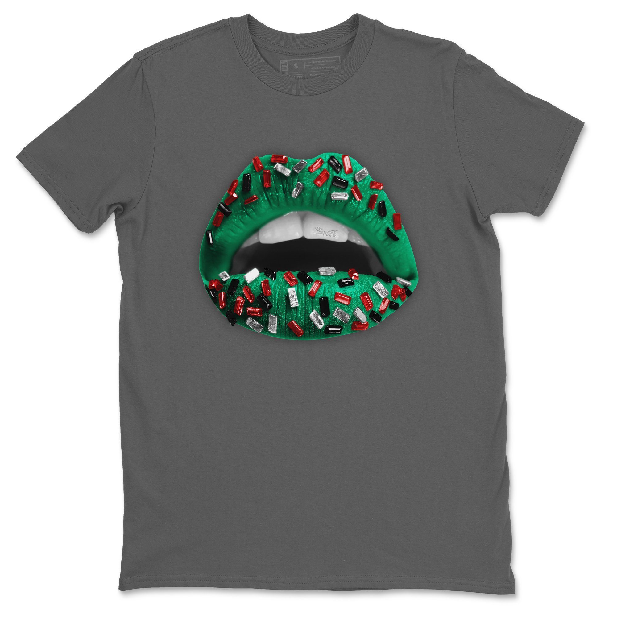 Jordan 1 Lucky Green Shirt To Match Jordans Lips Jewel Sneaker Tees Jordan 1 Lucky Green Drip Gear Zone Sneaker Matching Clothing Unisex Shirts