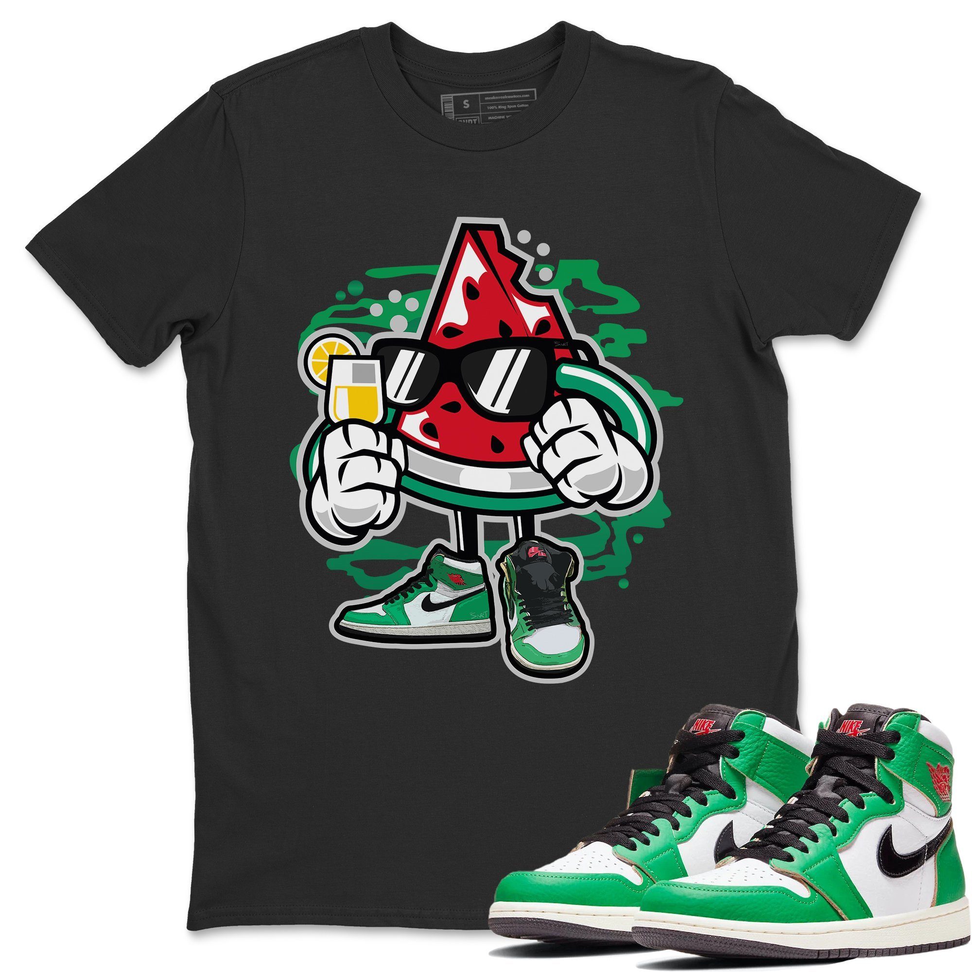 Jordan 1 Lucky Green Shirt To Match Jordans Stay Fresh Sneaker Tees Jordan 1 Lucky Green Drip Gear Zone Sneaker Matching Clothing Unisex Shirts