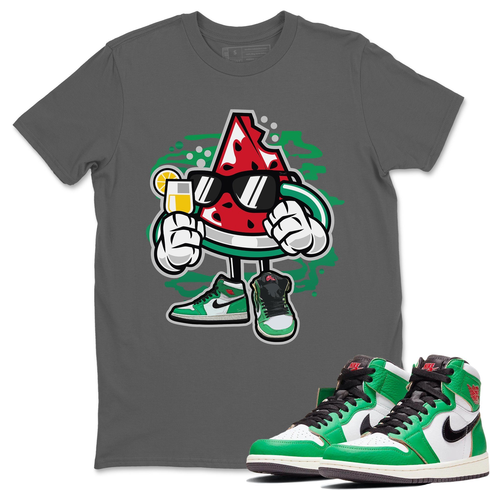 Jordan 1 Lucky Green Shirt To Match Jordans Stay Fresh Sneaker Tees Jordan 1 Lucky Green Drip Gear Zone Sneaker Matching Clothing Unisex Shirts