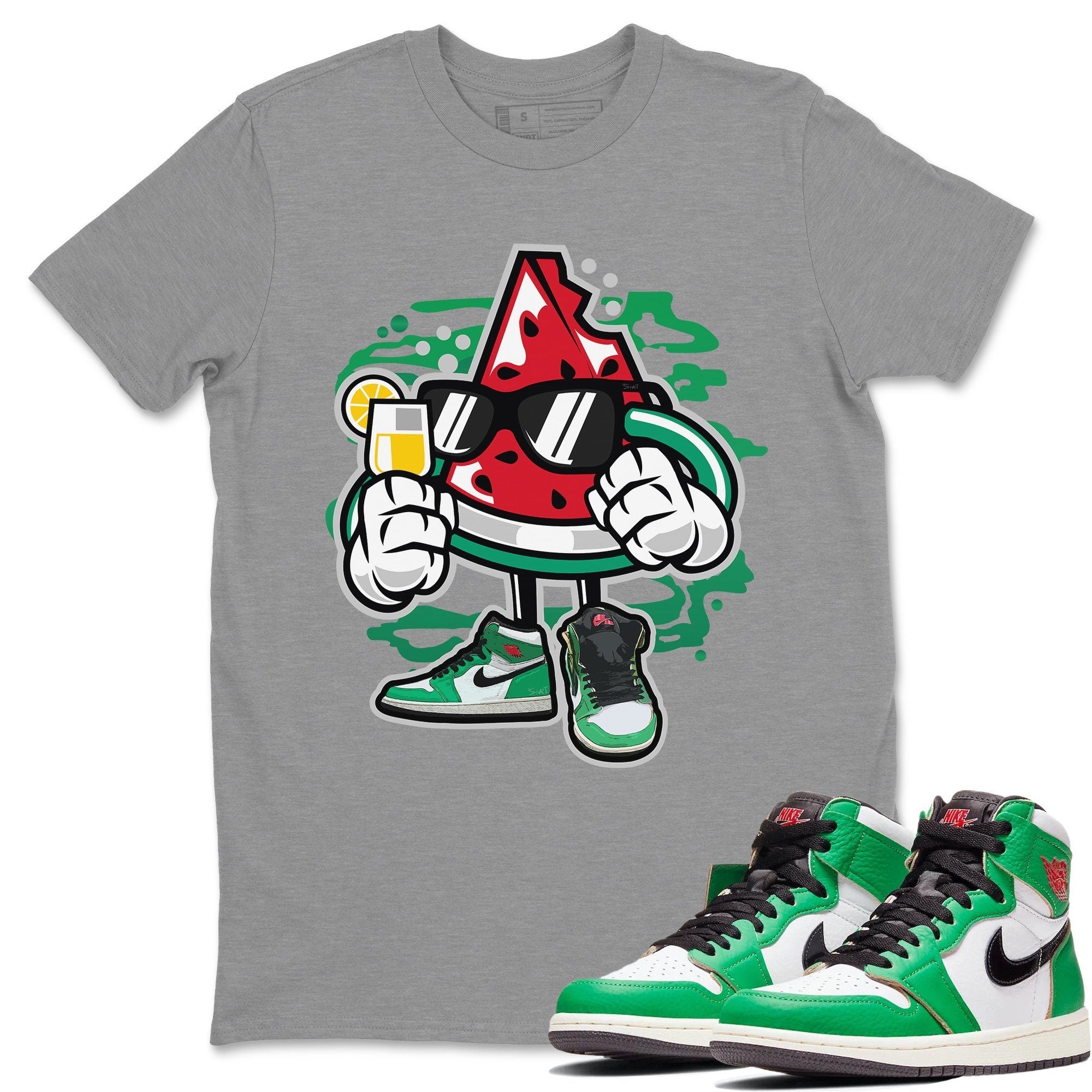 Jordan 1 Lucky Green Shirt To Match Jordans Stay Fresh Sneaker Tees Jordan 1 Lucky Green Drip Gear Zone Sneaker Matching Clothing Unisex Shirts