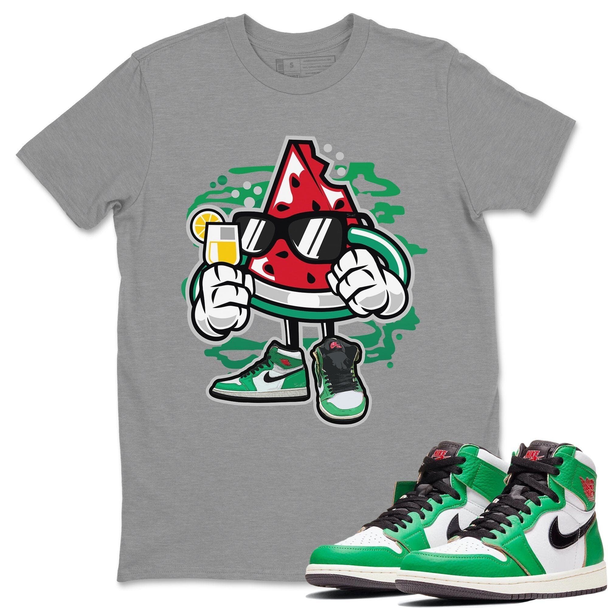 Jordan 1 Lucky Green Shirt To Match Jordans Stay Fresh Sneaker Tees Jordan 1 Lucky Green Drip Gear Zone Sneaker Matching Clothing Unisex Shirts