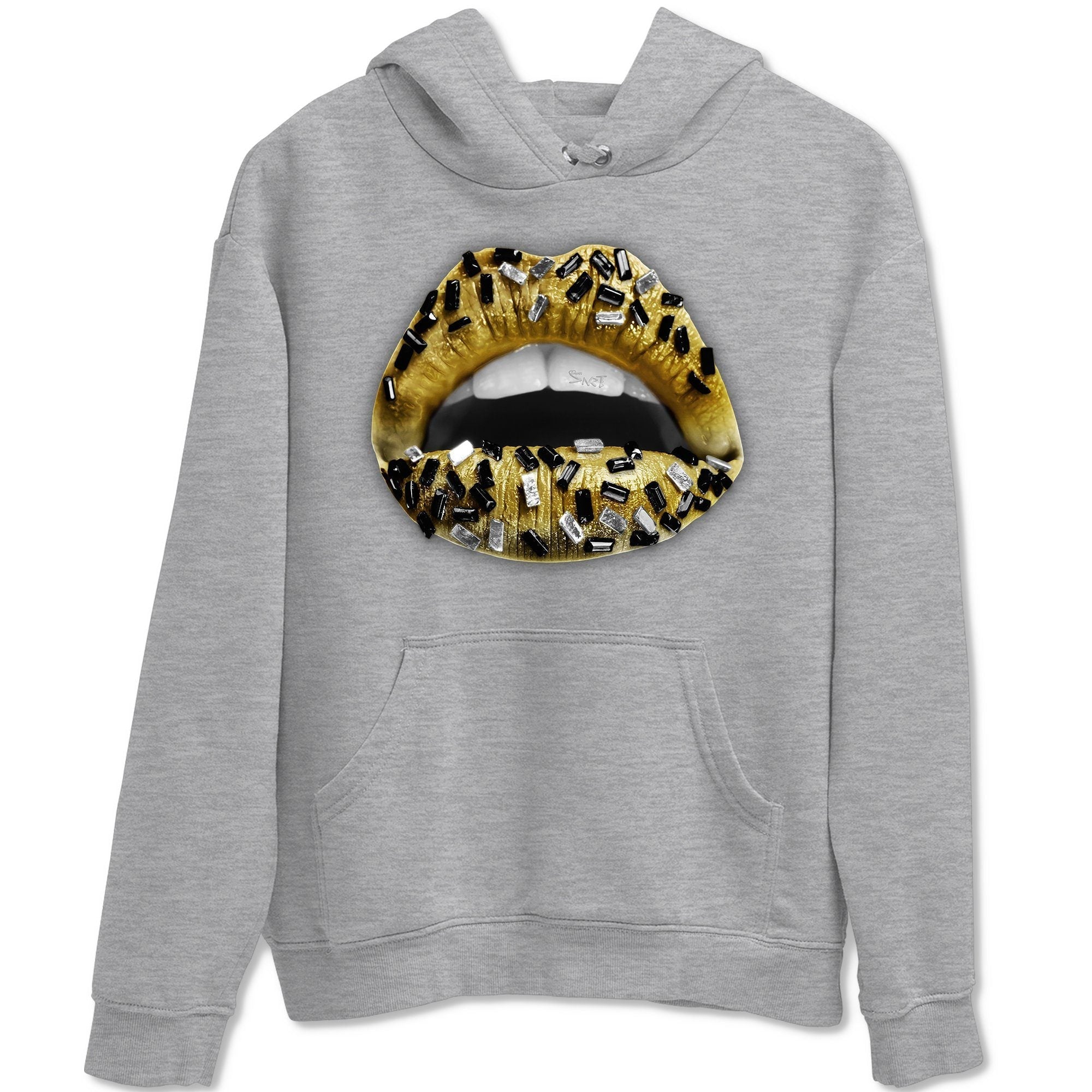 Jordan 1 Metallic Gold Shirt To Match Jordans Lips Jewel Sneaker Tees Jordan 1 Metallic Gold Drip Gear Zone Sneaker Matching Clothing Unisex Shirts