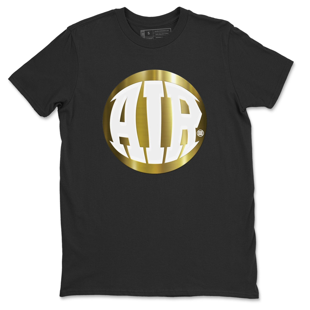 Jordan 1 Metallic Gold Sneaker Tees Drip Gear Zone AIR Sneaker Tees Jordan 1 Metallic Gold Shirt Unisex Shirts