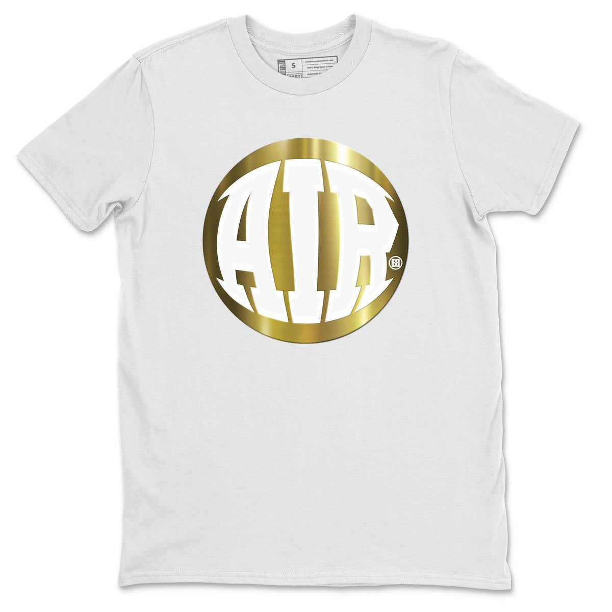 Jordan 1 Metallic Gold Sneaker Tees Drip Gear Zone AIR Sneaker Tees Jordan 1 Metallic Gold Shirt Unisex Shirts