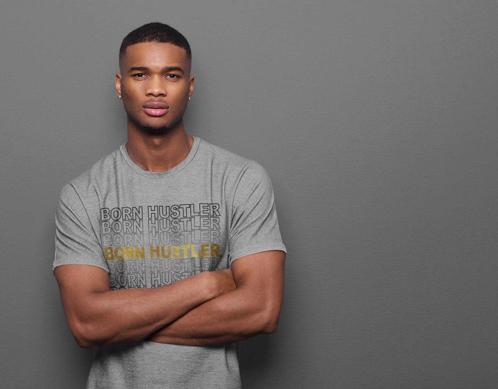 Jordan 1 Metallic Gold Shirt To Match Jordans Born Hustler Sneaker Tees Jordan 1 Metallic Gold Drip Gear Zone Sneaker Matching Clothing Unisex Shirts