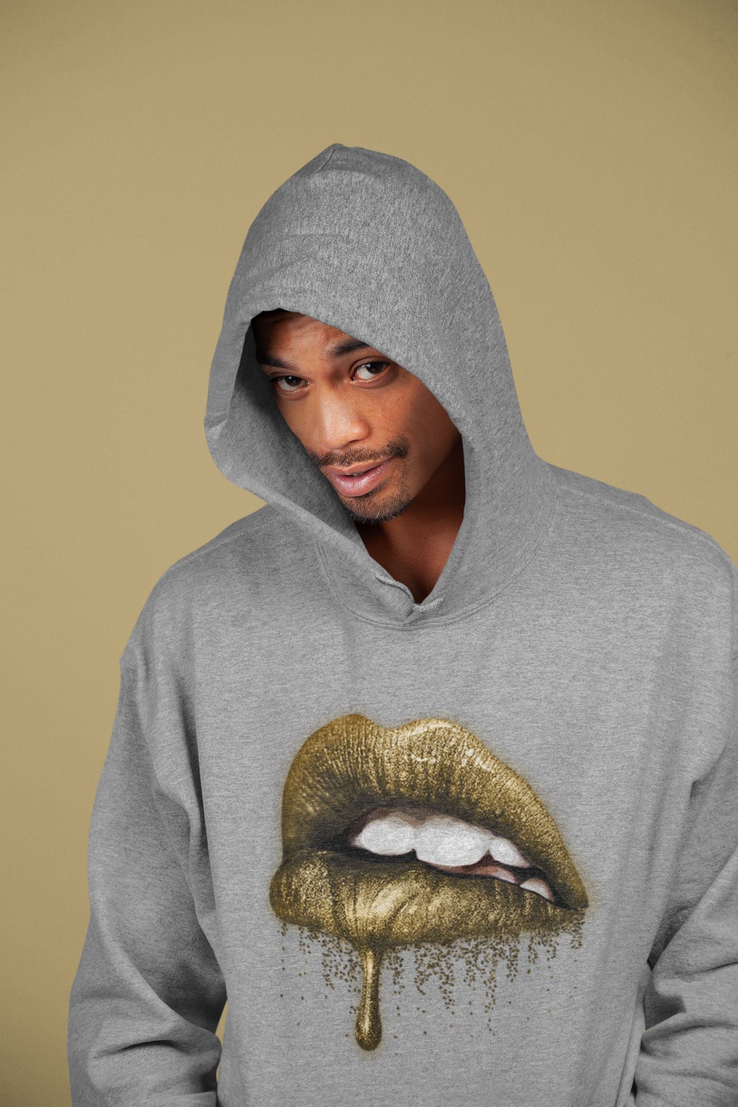 Jordan 1 Metallic Gold Shirt To Match Jordans Dripping Lips Sneaker Tees Jordan 1 Metallic Gold Drip Gear Zone Sneaker Matching Clothing Unisex Shirts