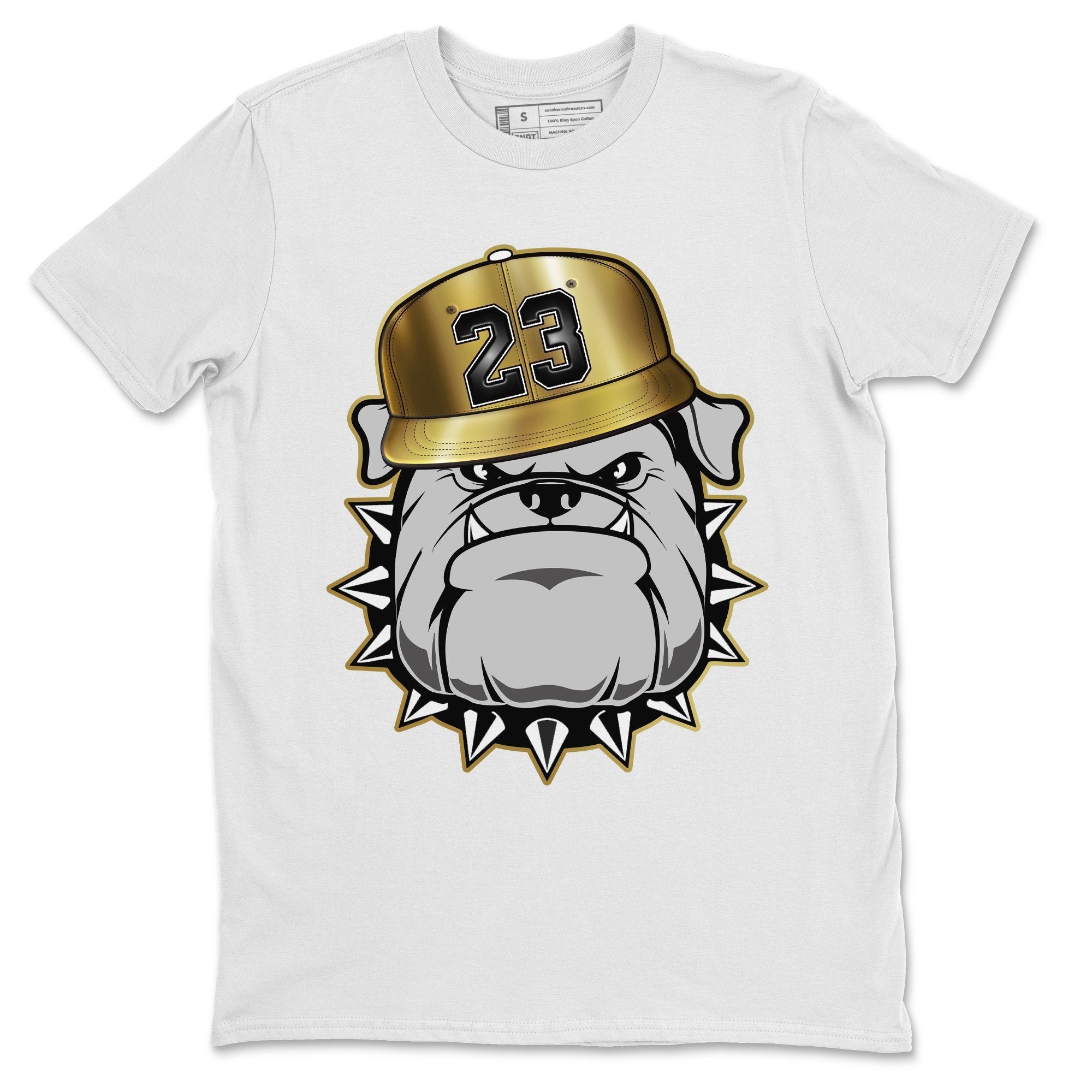 Jordan 1 Metallic Gold Shirt To Match Jordans English Bulldog Sneaker Tees Jordan 1 Metallic Gold Drip Gear Zone Sneaker Matching Clothing Unisex Shirts