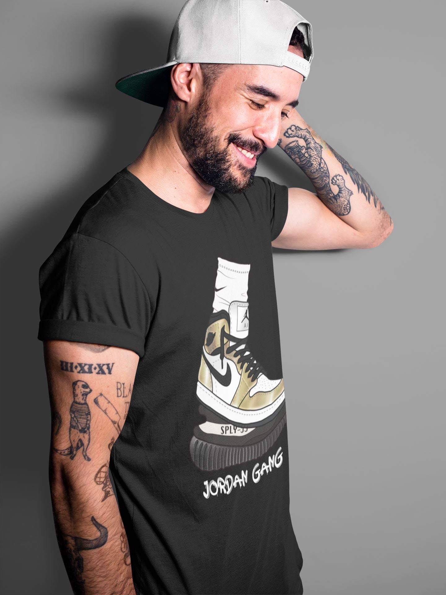 Jordan 1 Metallic Gold Shirt To Match Jordans Jordan Gang Sneaker Tees Jordan 1 Metallic Gold Drip Gear Zone Sneaker Matching Clothing Unisex Shirts