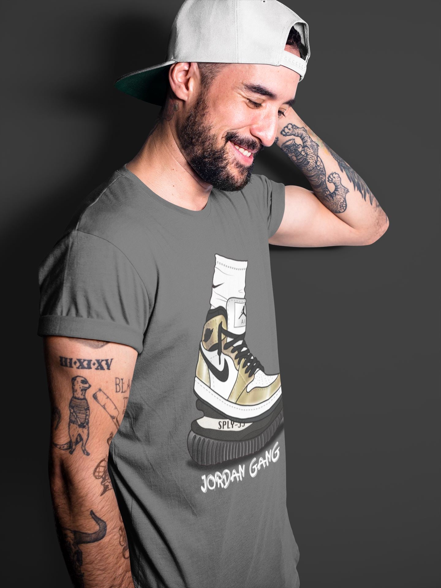 Jordan 1 Metallic Gold Shirt To Match Jordans Jordan Gang Sneaker Tees Jordan 1 Metallic Gold Drip Gear Zone Sneaker Matching Clothing Unisex Shirts