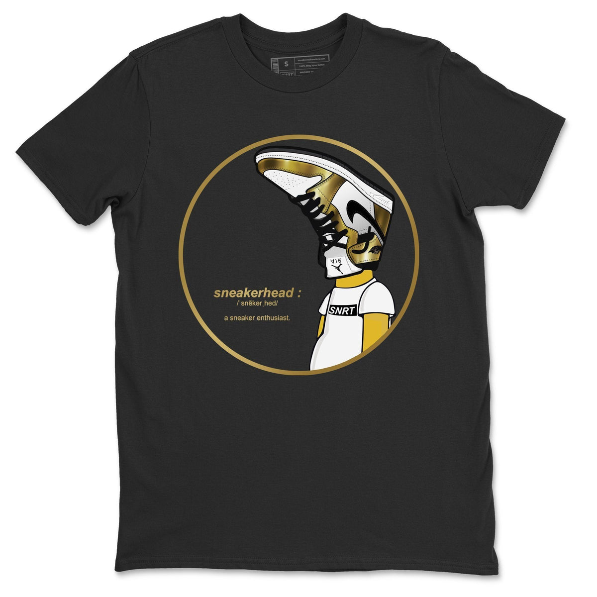 Jordan 1 Metallic Gold Shirt To Match Jordans Sneakerhead Sneaker Tees Jordan 1 Metallic Gold Drip Gear Zone Sneaker Matching Clothing Unisex Shirts