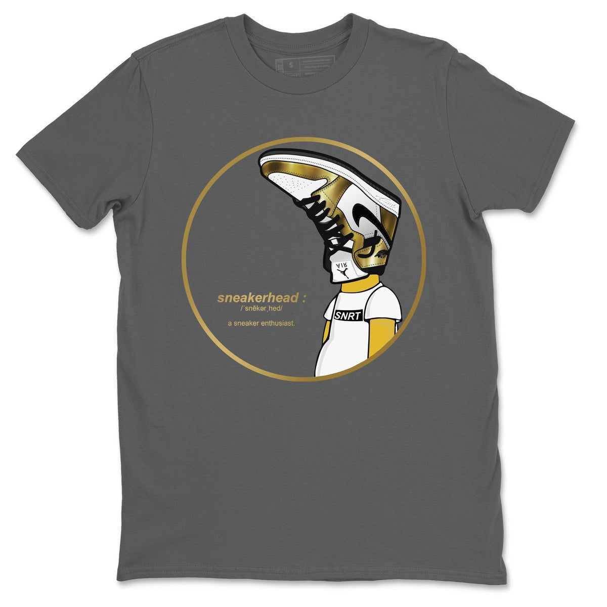 Jordan 1 Metallic Gold Shirt To Match Jordans Sneakerhead Sneaker Tees Jordan 1 Metallic Gold Drip Gear Zone Sneaker Matching Clothing Unisex Shirts