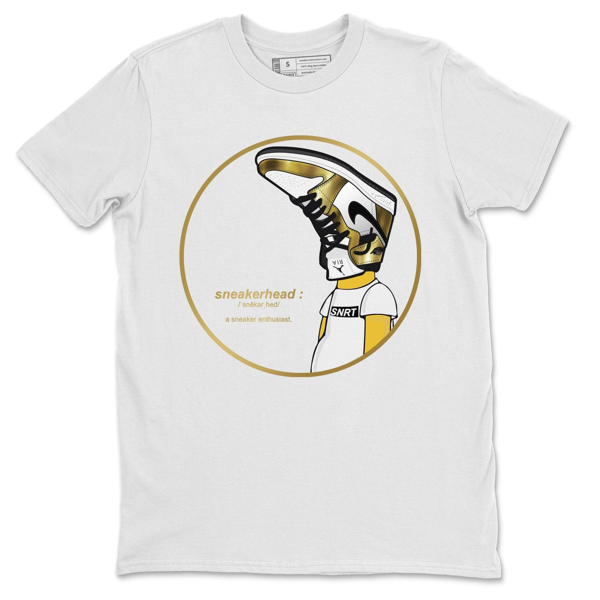 Jordan 1 Metallic Gold Shirt To Match Jordans Sneakerhead Sneaker Tees Jordan 1 Metallic Gold Drip Gear Zone Sneaker Matching Clothing Unisex Shirts
