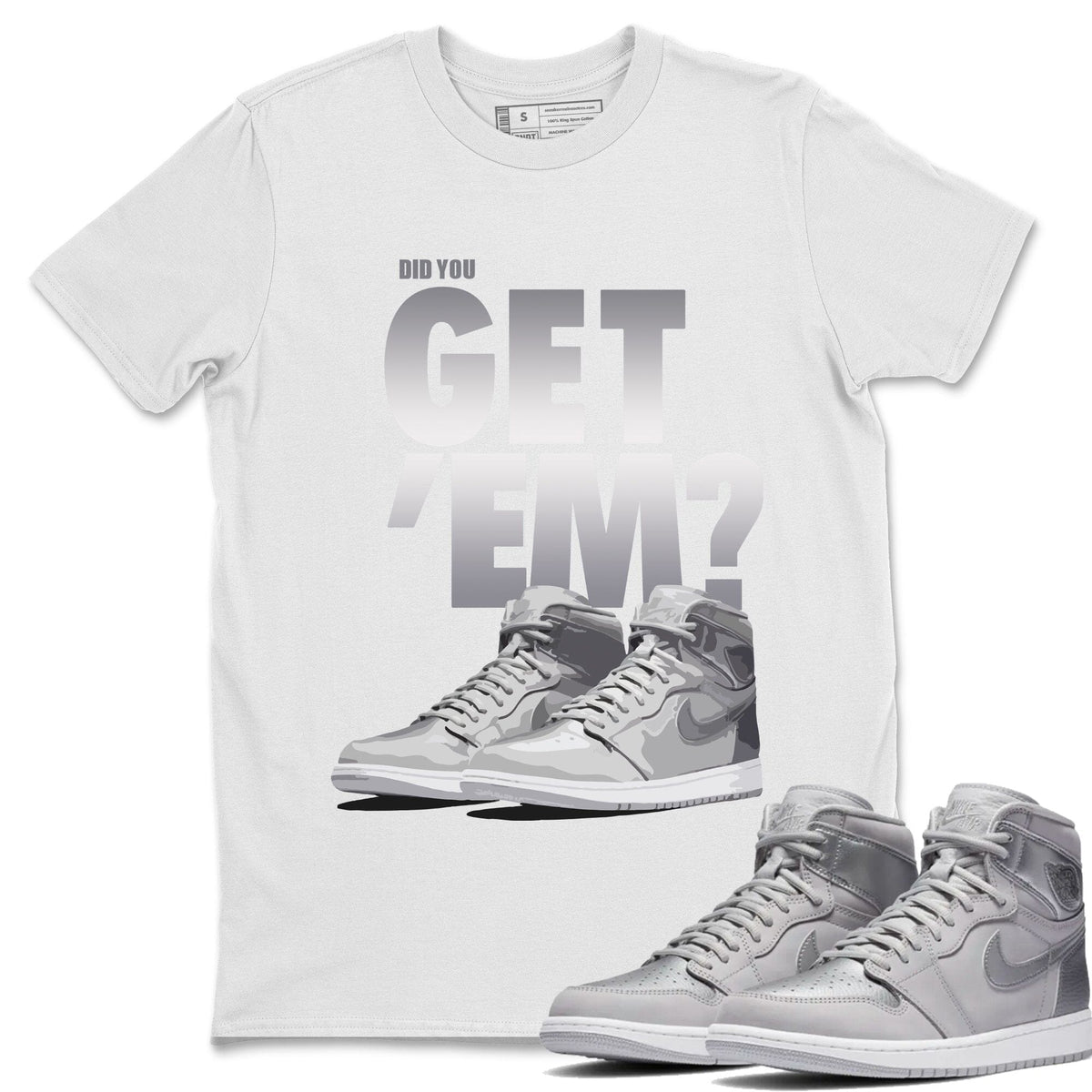 Jordan 1 Tokyo Sneaker Matching T-Shirt Did You Get Em SNRT Sneaker Tees Jordan 1 Tokyo Drip Gear Zone Crew Neck Tees