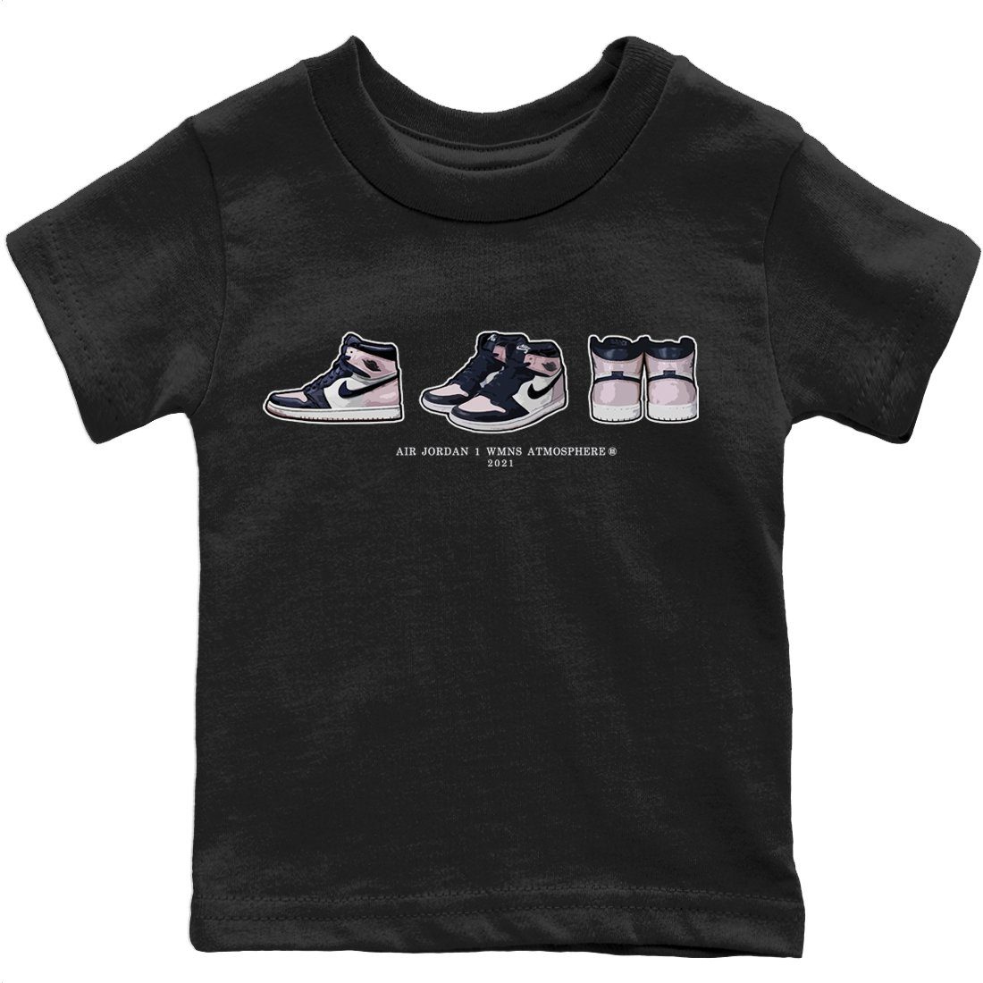 Jordan 1 Atmosphere Sneaker Match Tees Air Jordan 1 Prelude Sneaker Tees Jordan 1 Atmosphere Jordan to match sneaker T-Shirt Kids Shirts